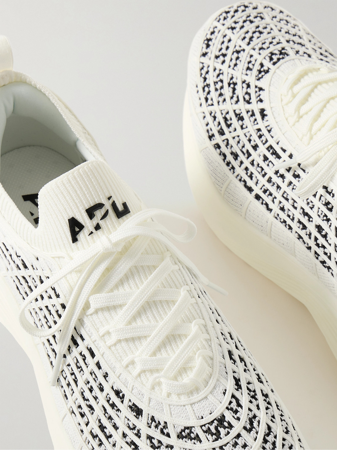 Shop Apl Athletic Propulsion Labs Techloom Zipline Running Sneakers In White