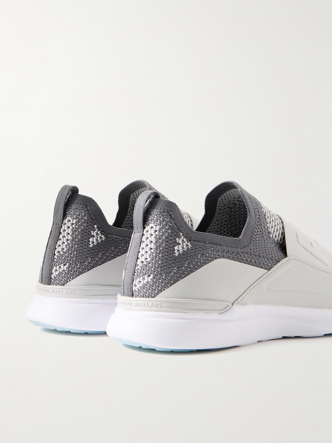 Shop Apl Athletic Propulsion Labs Techloom Bliss Slip-on Running Sneakers In Gray