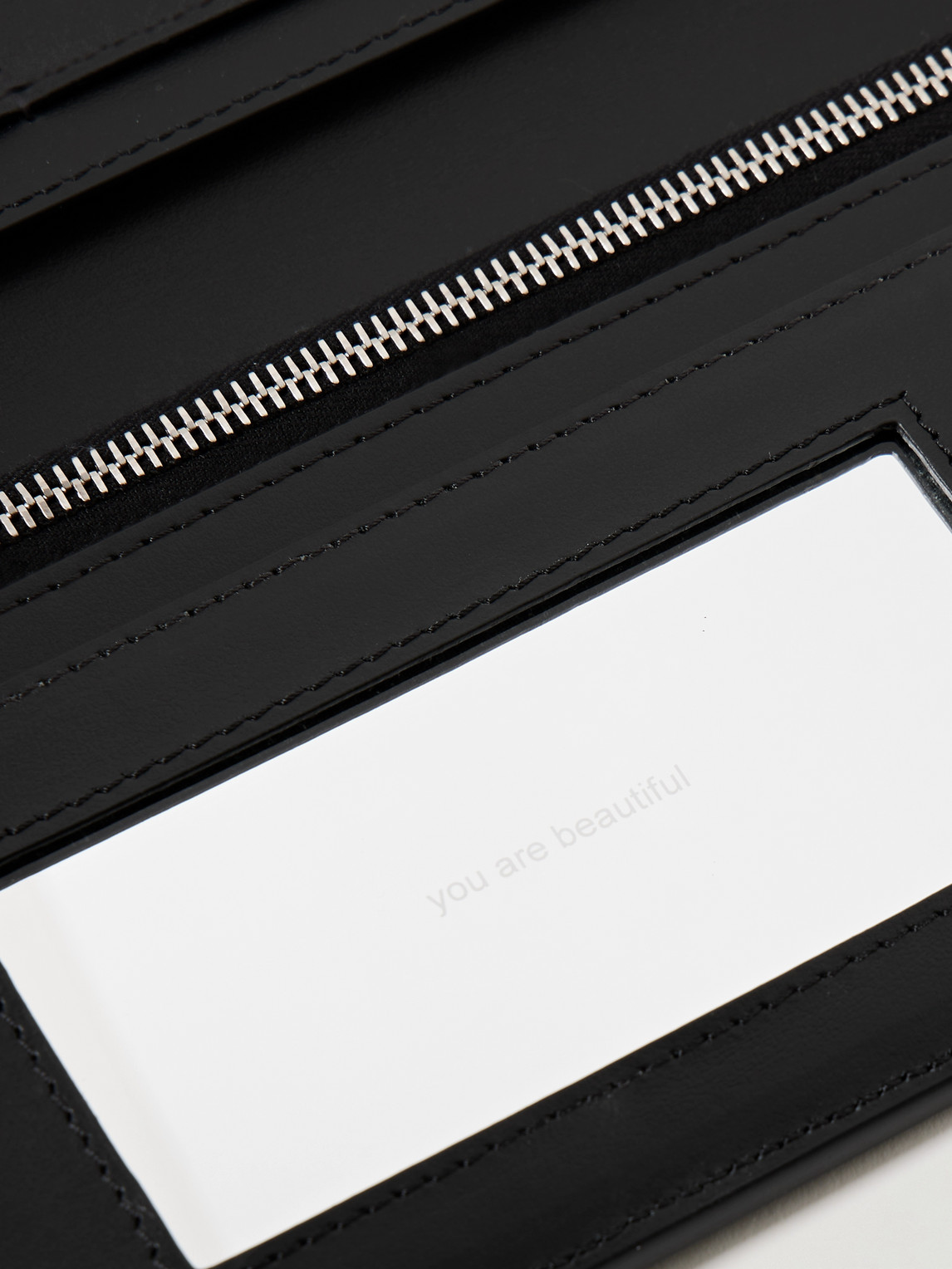 ACNE STUDIOS LOGO-PRINT CRACKED-LEATHER BIFOLD WALLET