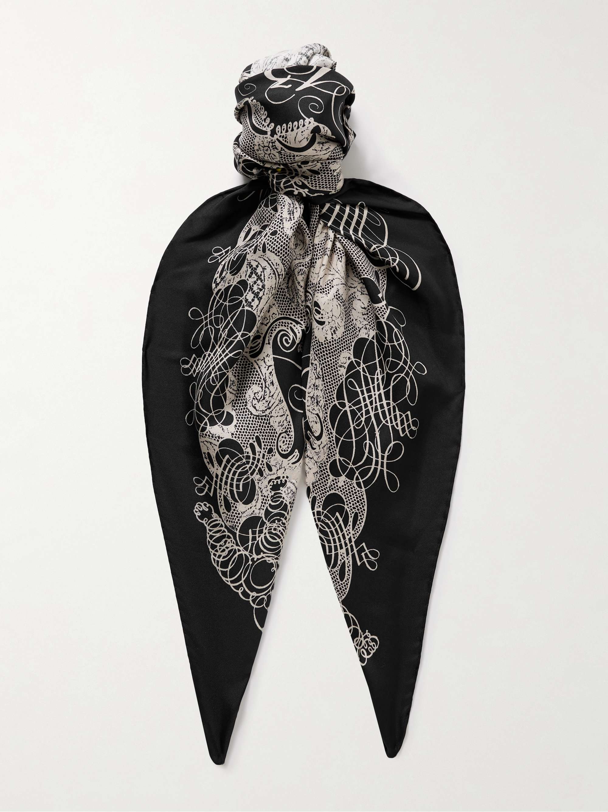 Printed Silk-Twill Scarf