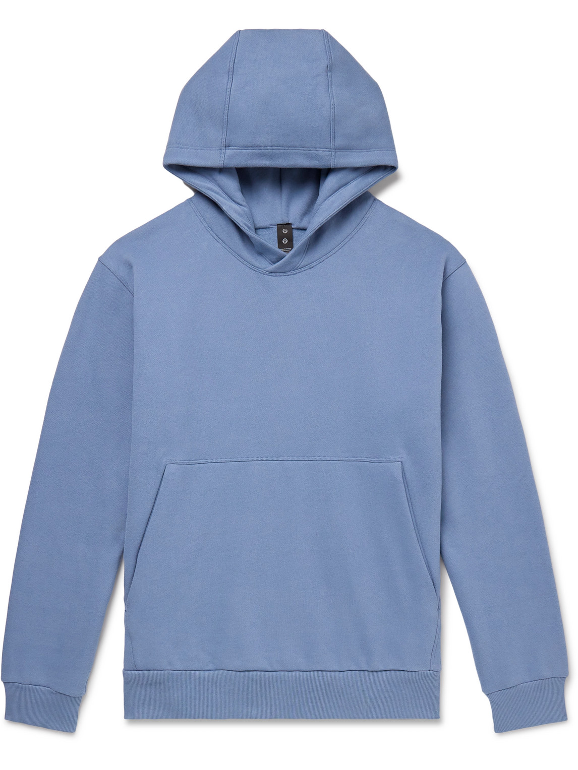 Lululemon Steady State Cotton-blend Jersey Hoodie In Blue