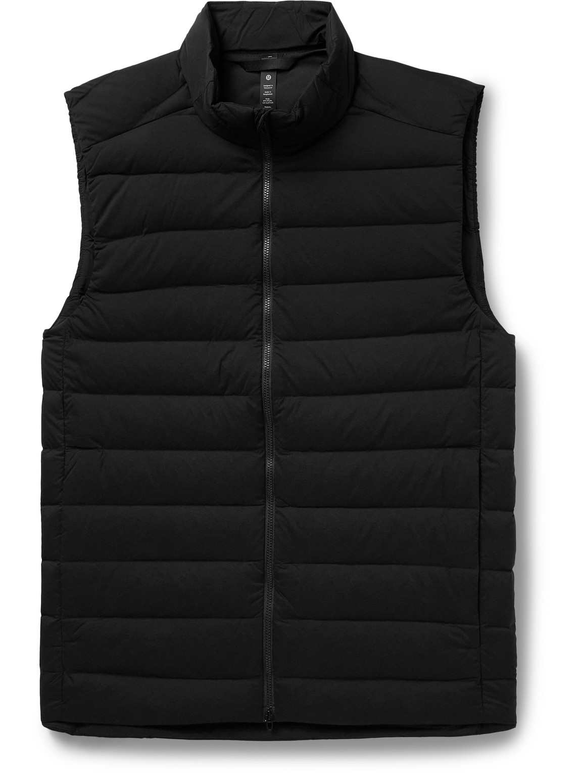 Lululemon Navigation Quilted Shell Down Gilet In Black