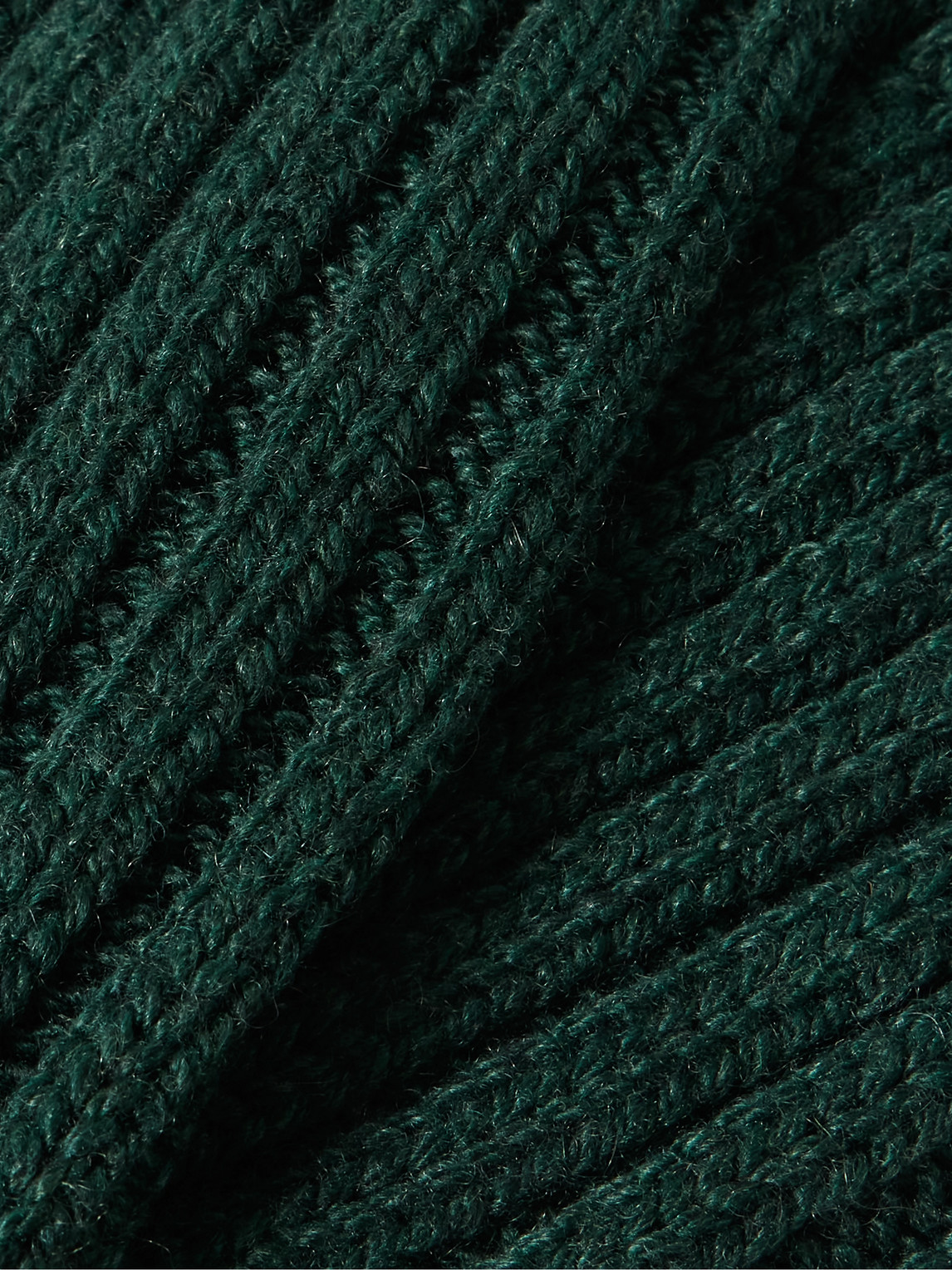 Shop The Elder Statesman Yosemite Ribbed Cashmere Socks In Green