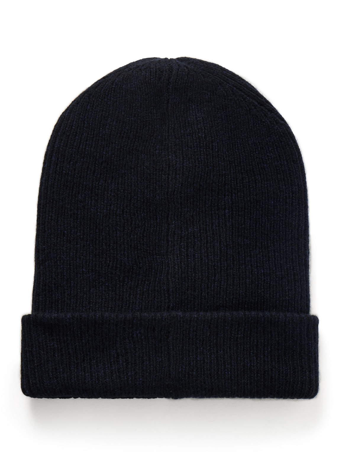 The Elder Statesman Parker Ribbed Cashmere Beanie In Blue