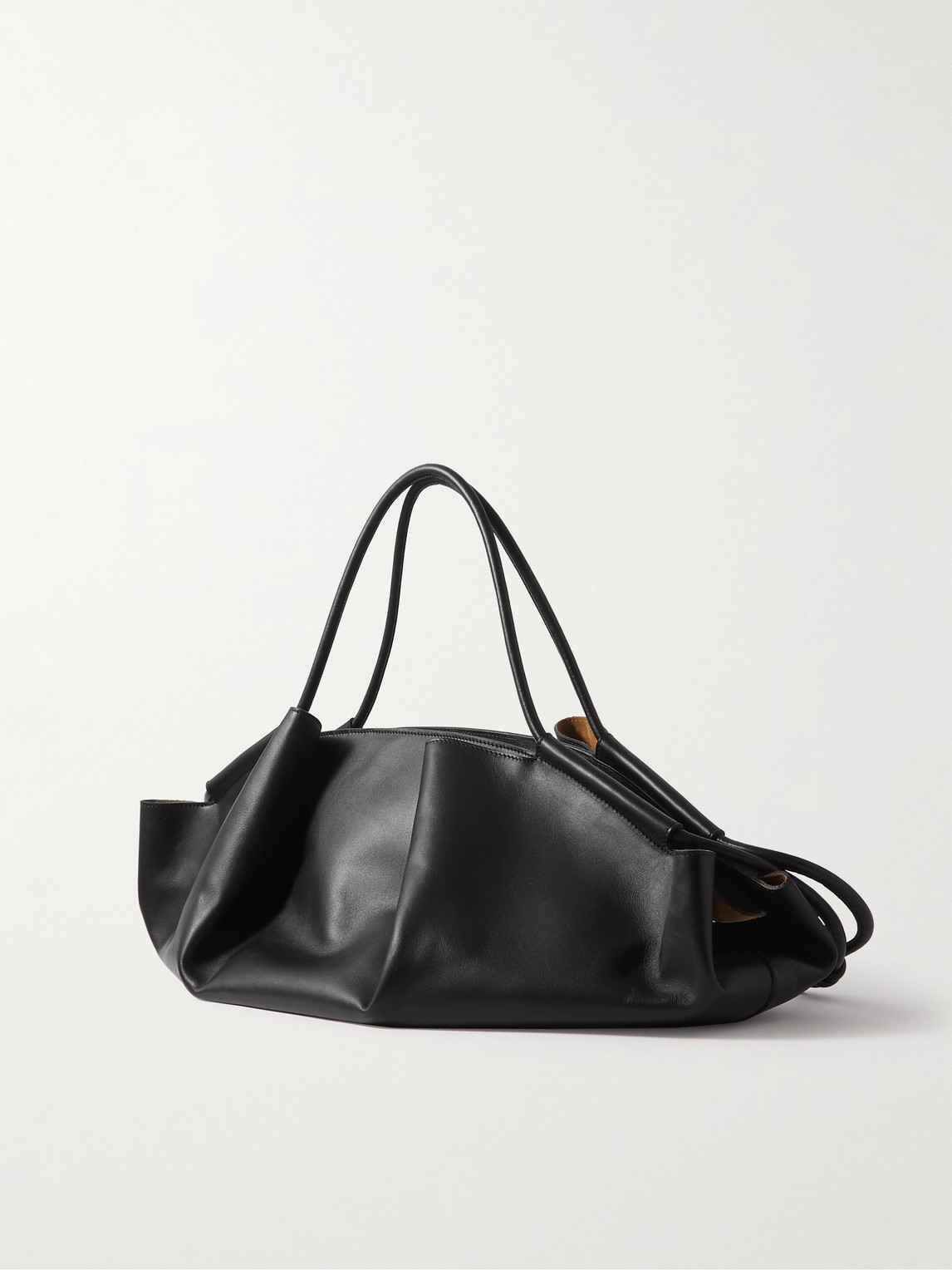 Shop Loewe Paseo Xl Leather Tote In Black