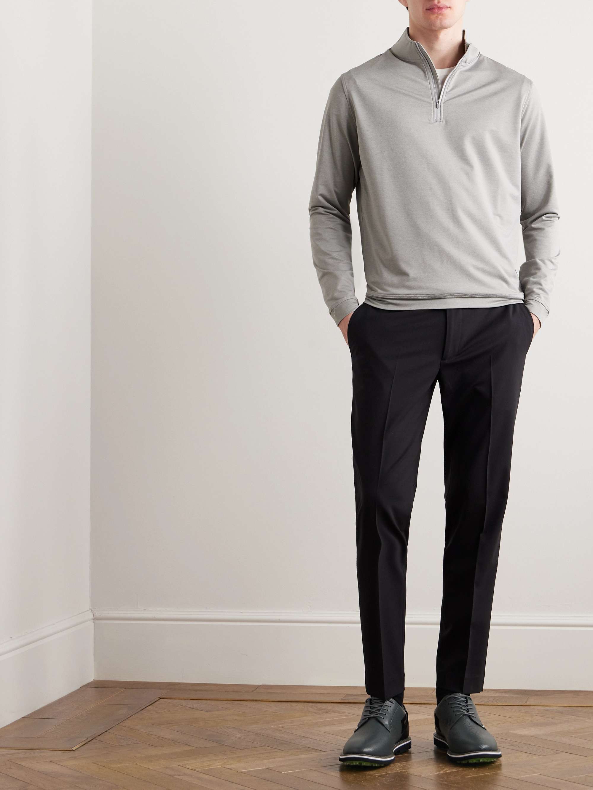 PETER MILLAR Perth Tech-Jersey Half-Zip Golf Top