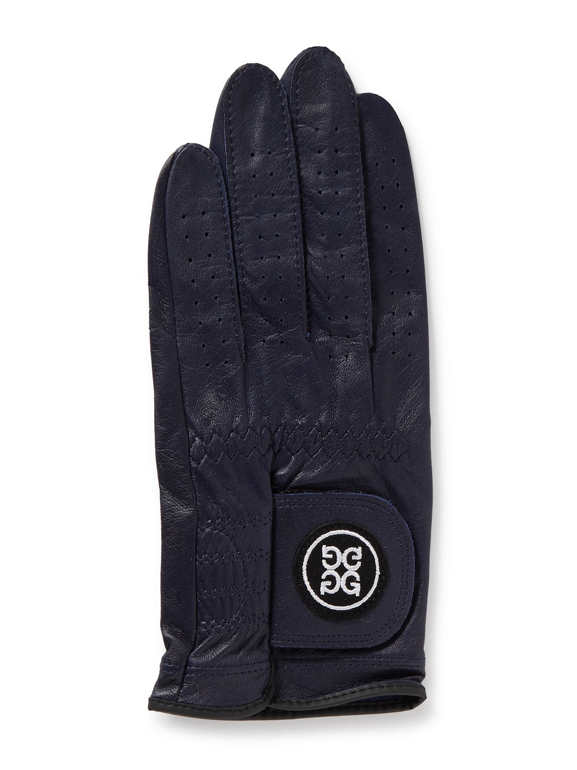 G/fore Logo-appliquéd Leather Golf Glove In Black