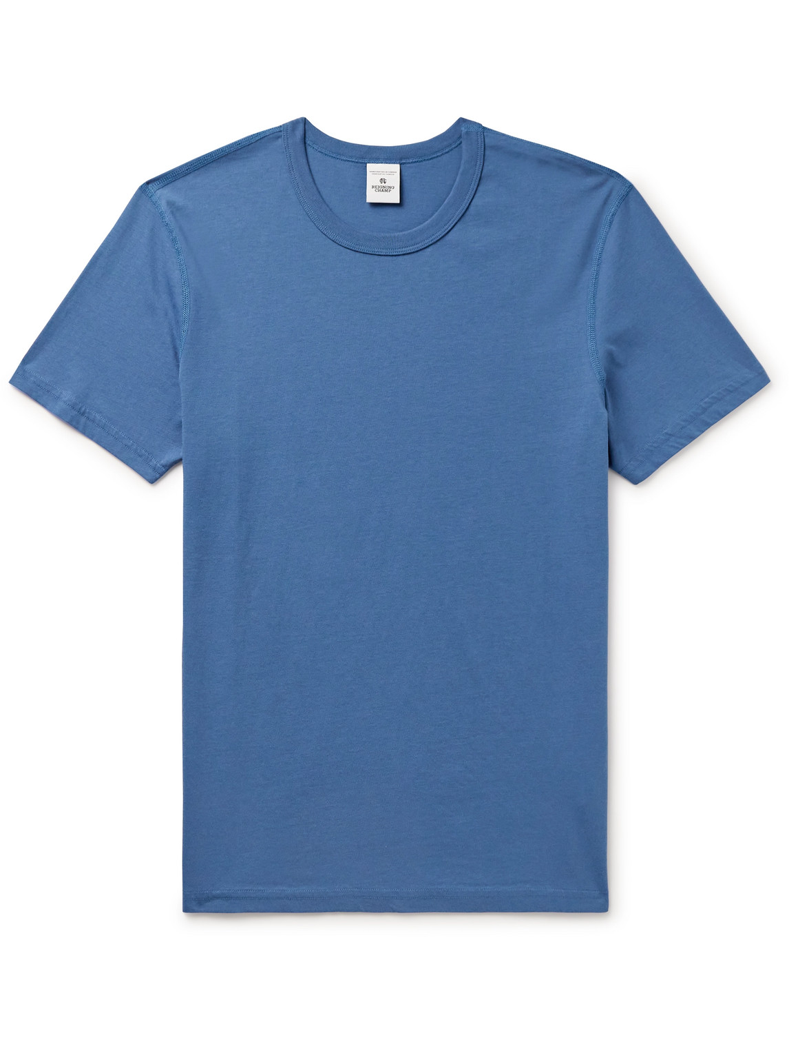 Reigning Champ Midweight Jersey T-shirt In Blue