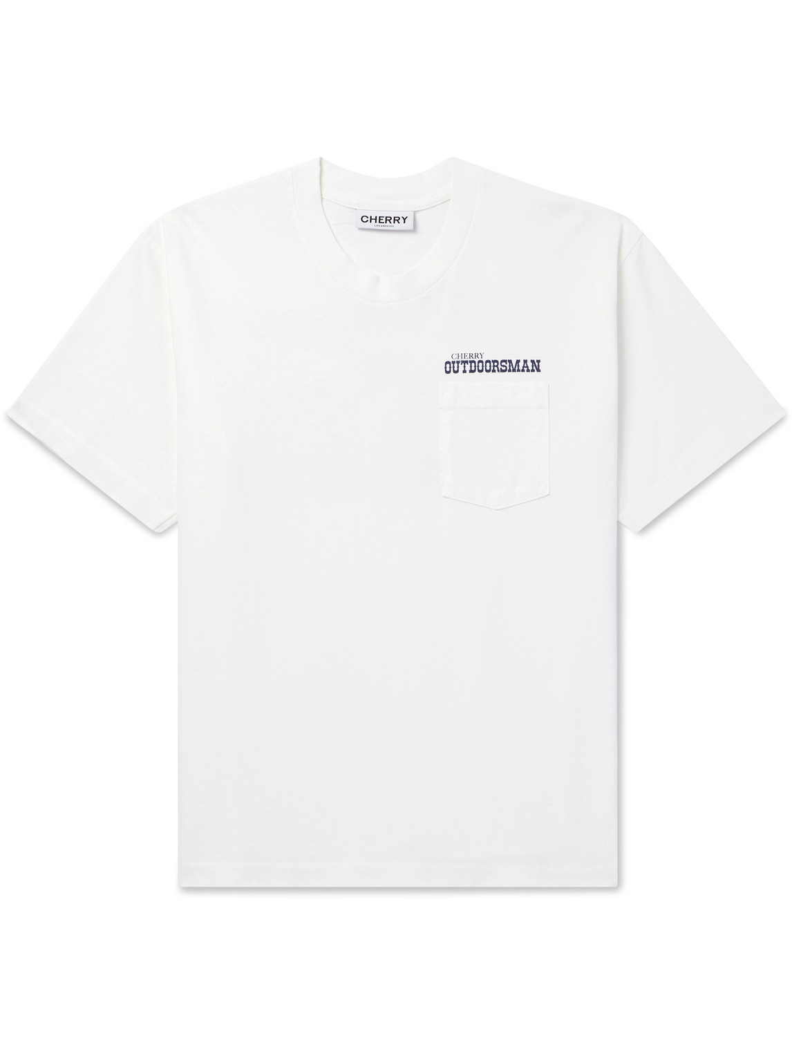 Cherry Los Angeles Logo-print Cotton-jersey T-shirt In White