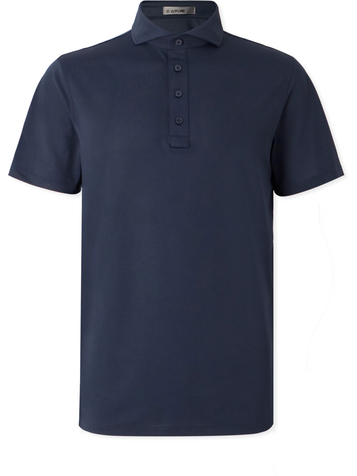 Shop G/fore Rib Gusset Stretch Tech-piqué Golf Polo Shirt In Blue