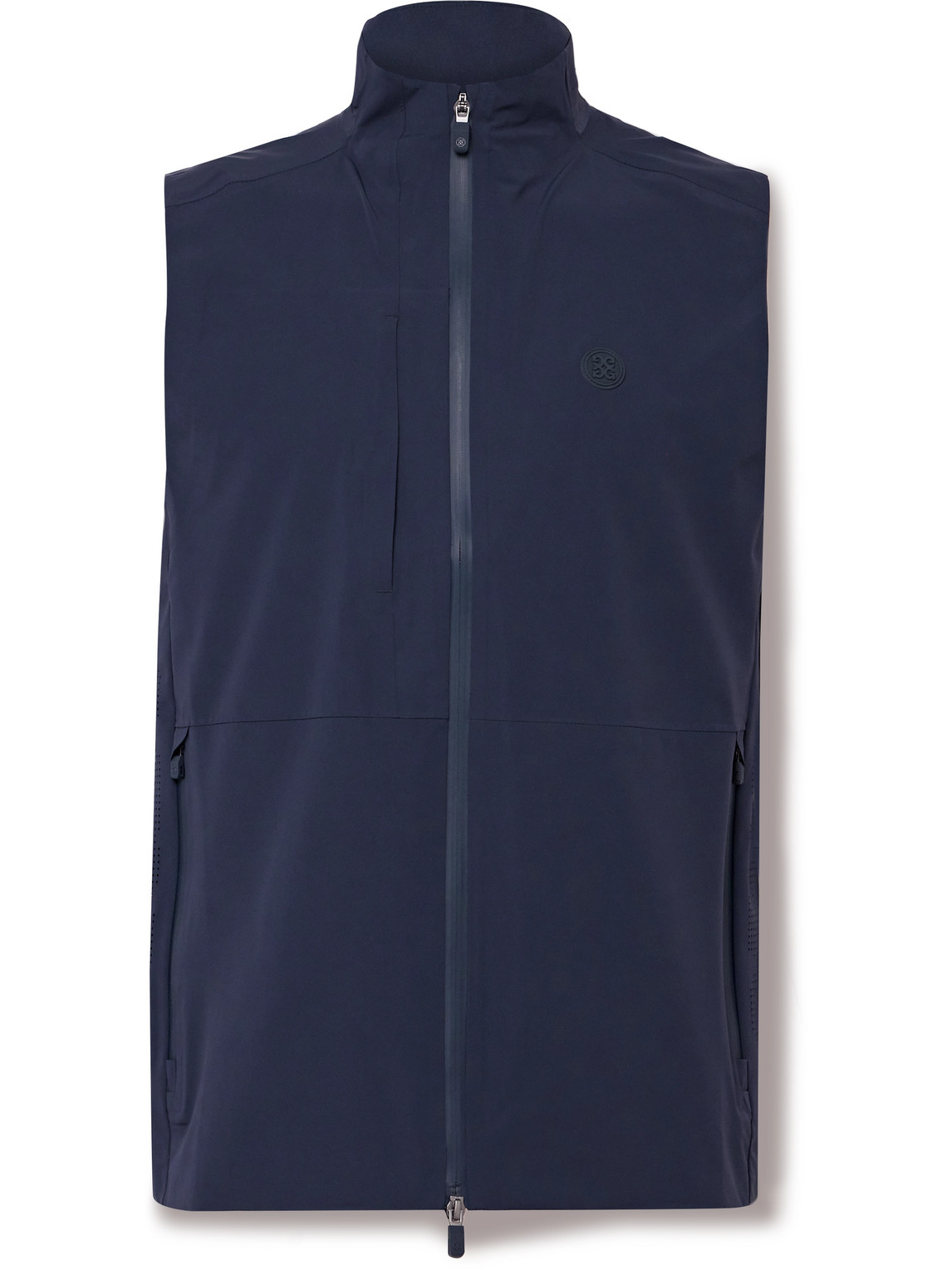 G/fore Repeller 2.0 Slim-fit Logo-appliquéd Nylon-blend Golf Gilet In Blue