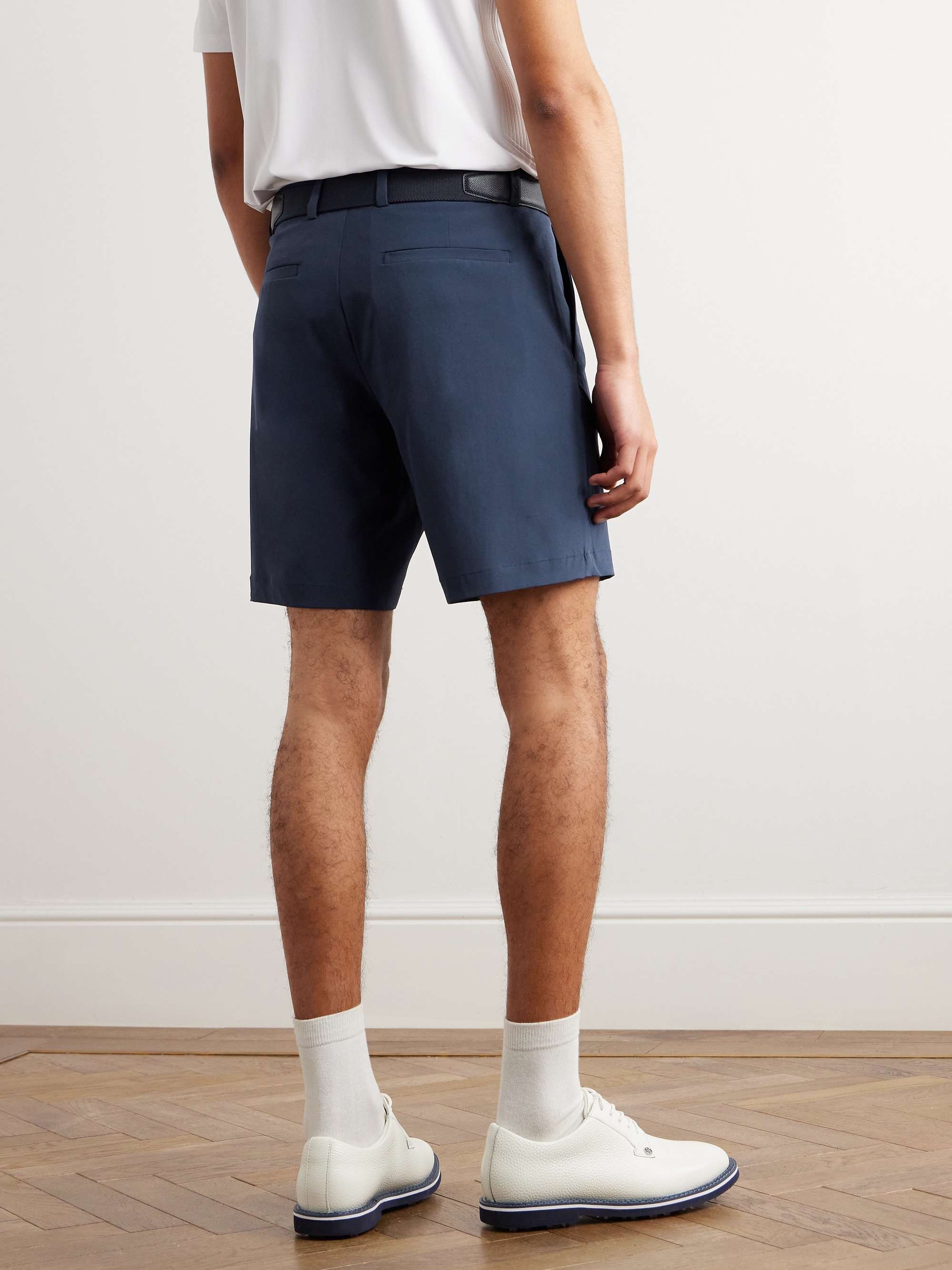 G/FORE Maverick Hybrid Straight-Leg Stretch-Shell Golf Shorts