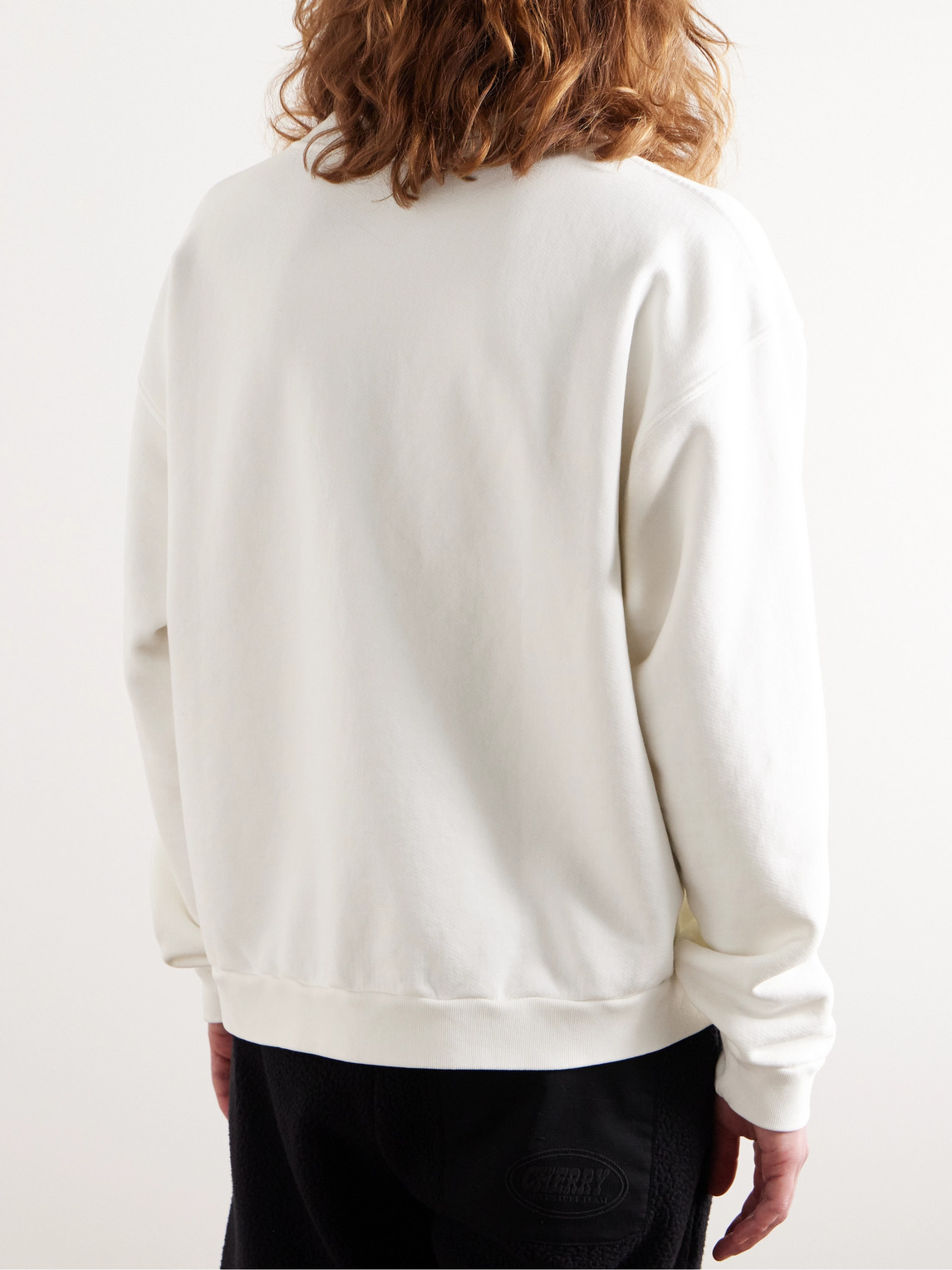 Mountain cotton jersey hoodie