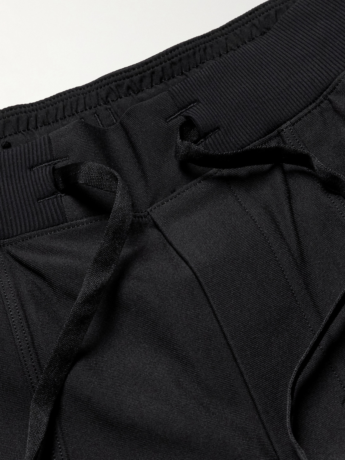 Lululemon Abc Tapered Recycled-warpstreme™ Drawstring Trousers In Black