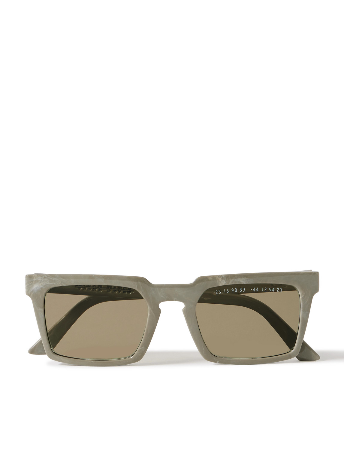 CLEAN WAVES - Parley for the Oceans Type 02 Mid Square-Frame Recycled-Acetate Sunglasses - Men - Green