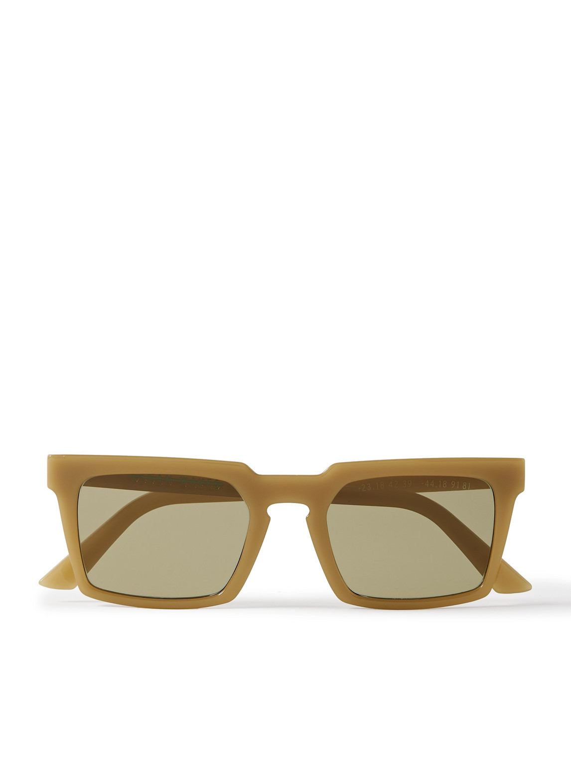 CLEAN WAVES - Parley for the Oceans Type 02 Mid Square-Frame Recycled-Acetate Sunglasses - Men - Neutrals