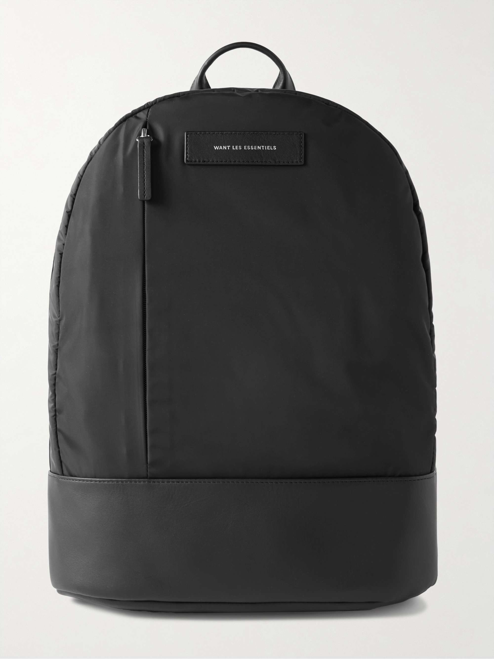 WANT LES ESSENTIELS Kastrup 2.0 Leather Trimmed Recycled Shell