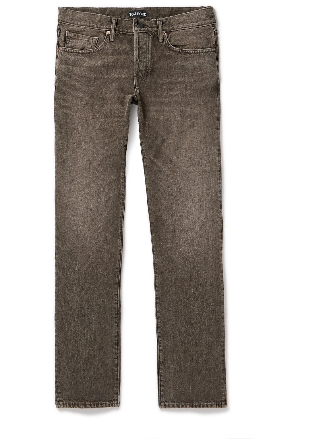 Tom Ford Straight-leg Jeans In Brown