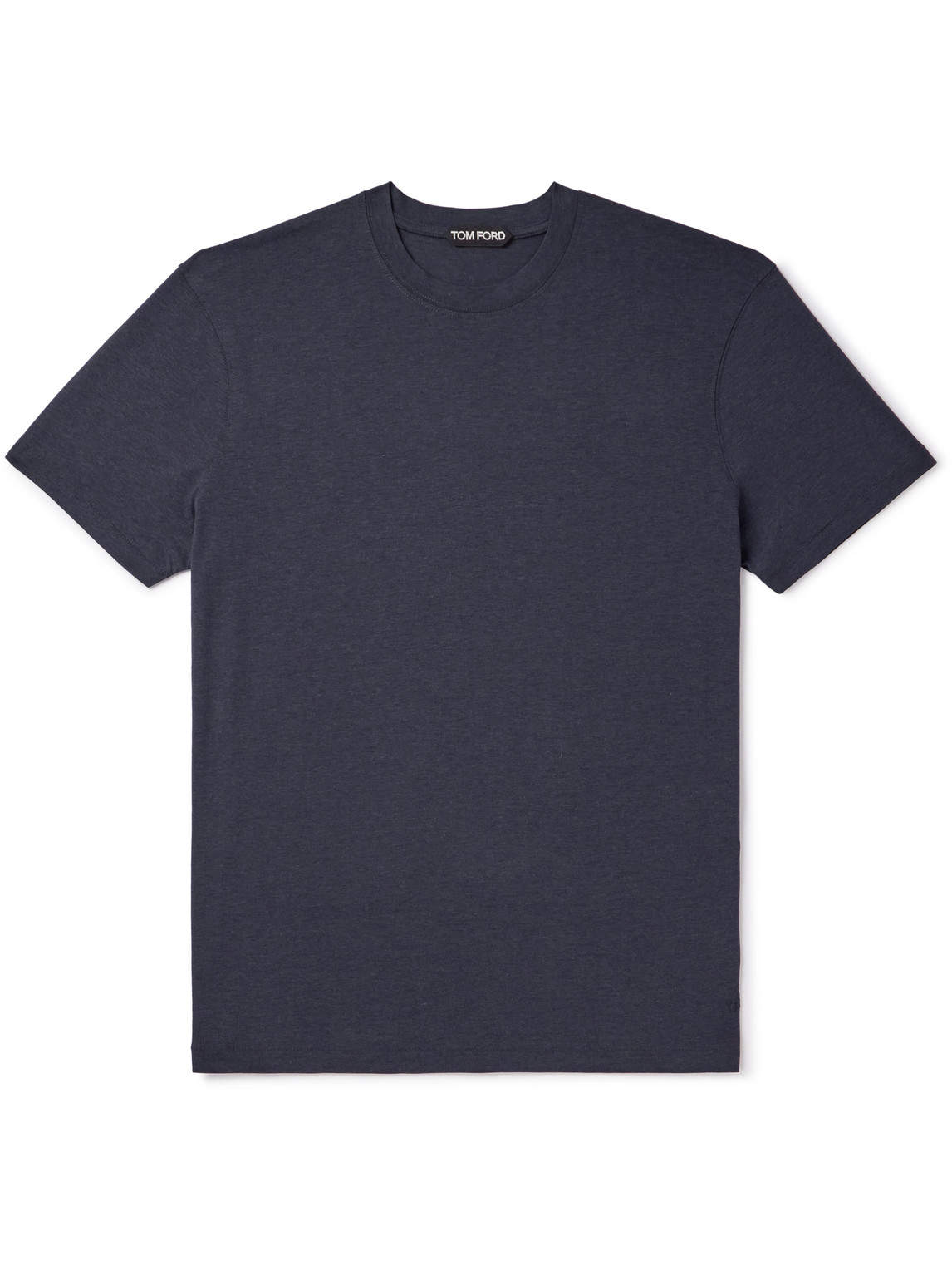 Tom Ford Lyocell And Cotton-blend Jersey T-shirt In Blue