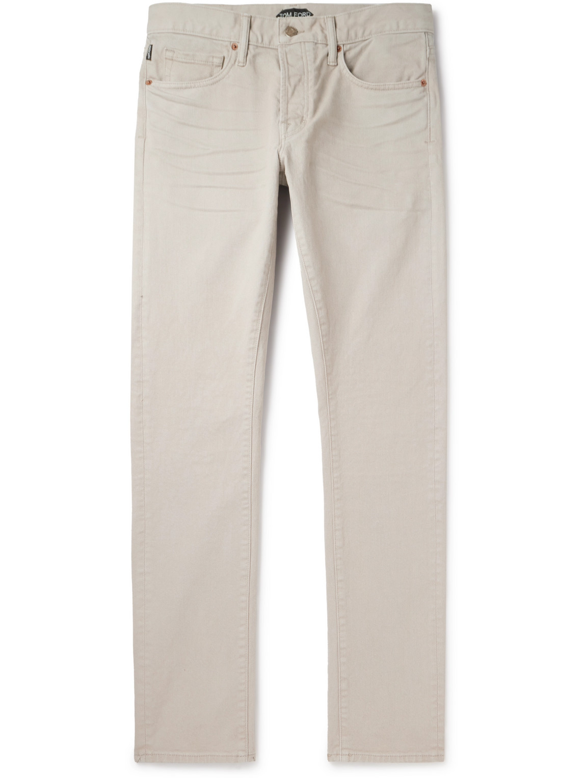 Tom Ford Slim-fit Jeans In Neutrals