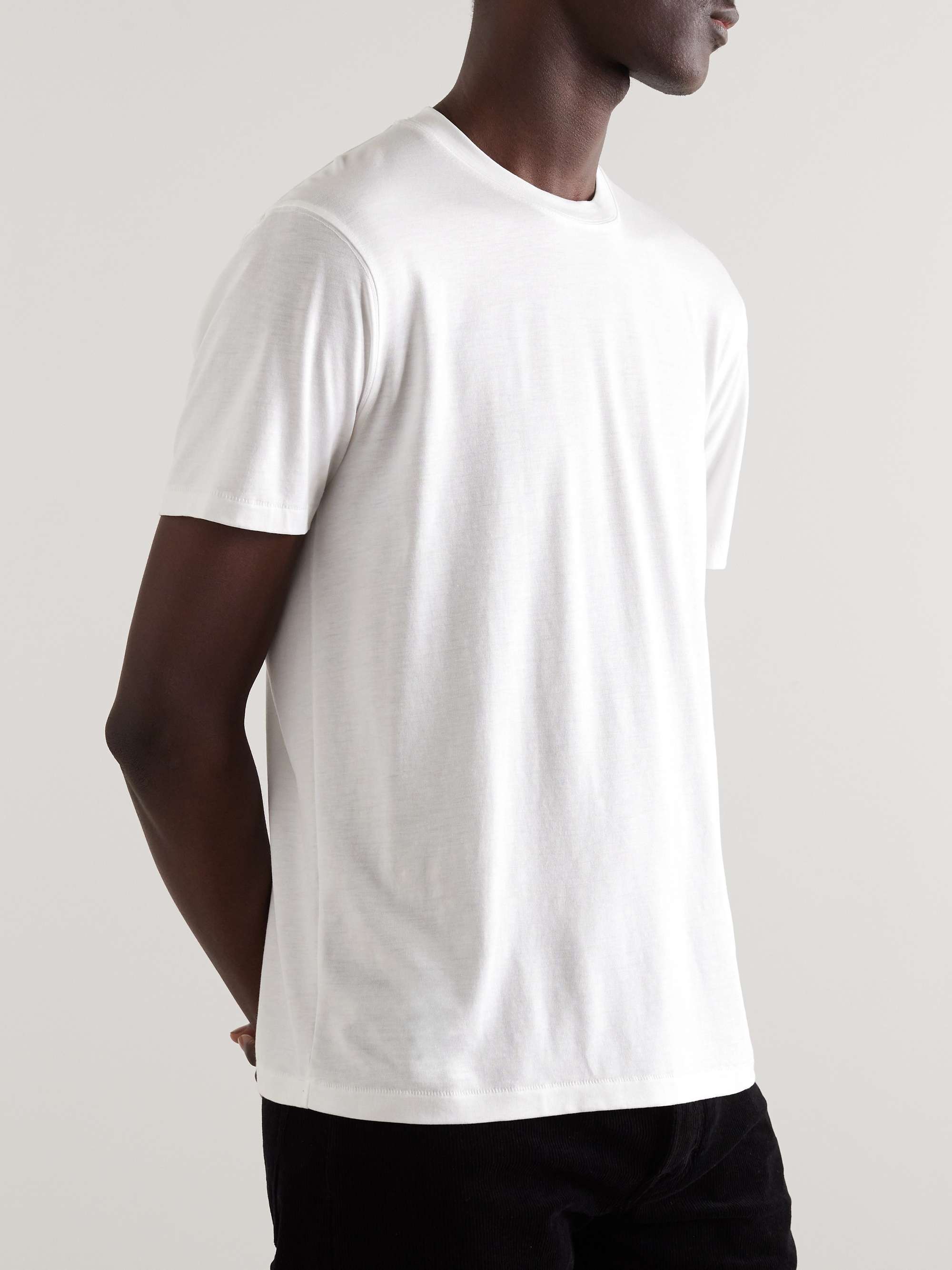 TOM FORD Slim-Fit Lyocell and Cotton-Blend Jersey T-Shirt for Men | MR ...