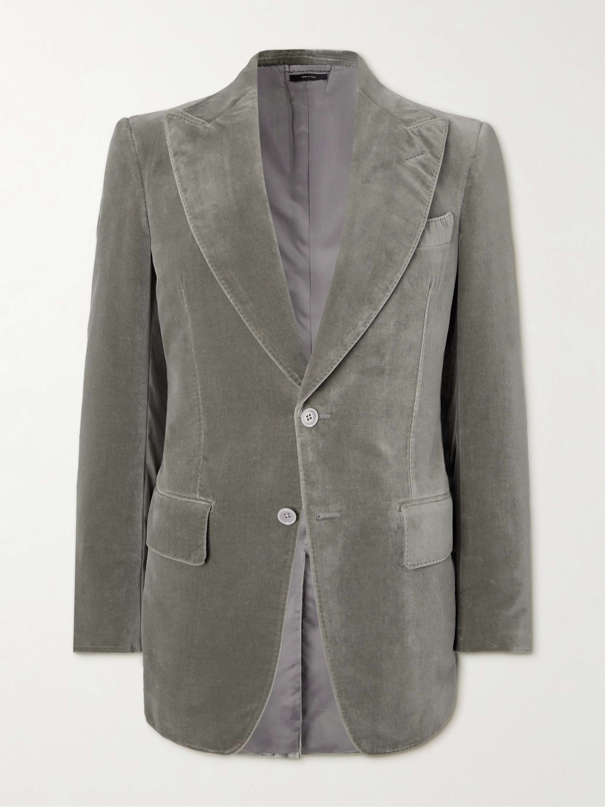 TOM FORD Atticus Slim-Fit Cotton-Velvet Blazer for Men | MR PORTER