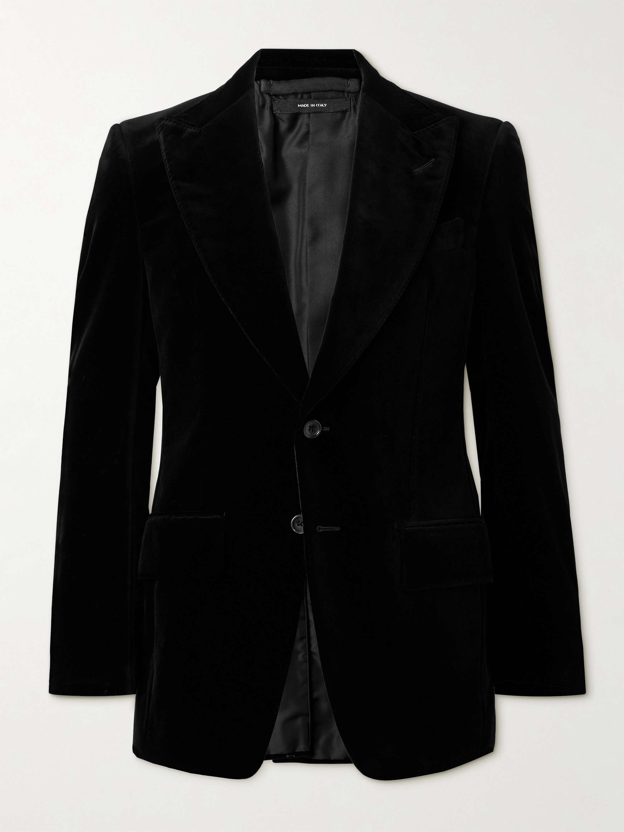 TOM FORD Atticus Slim-Fit Cotton-Velvet Blazer for Men | MR PORTER