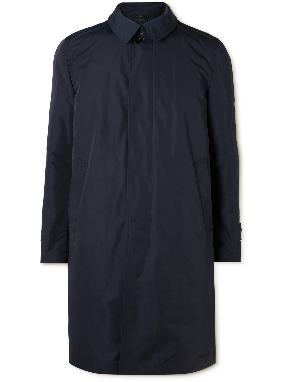 Shop Tom Ford Faille Coat With Detachable Quilted Down Liner In Blue