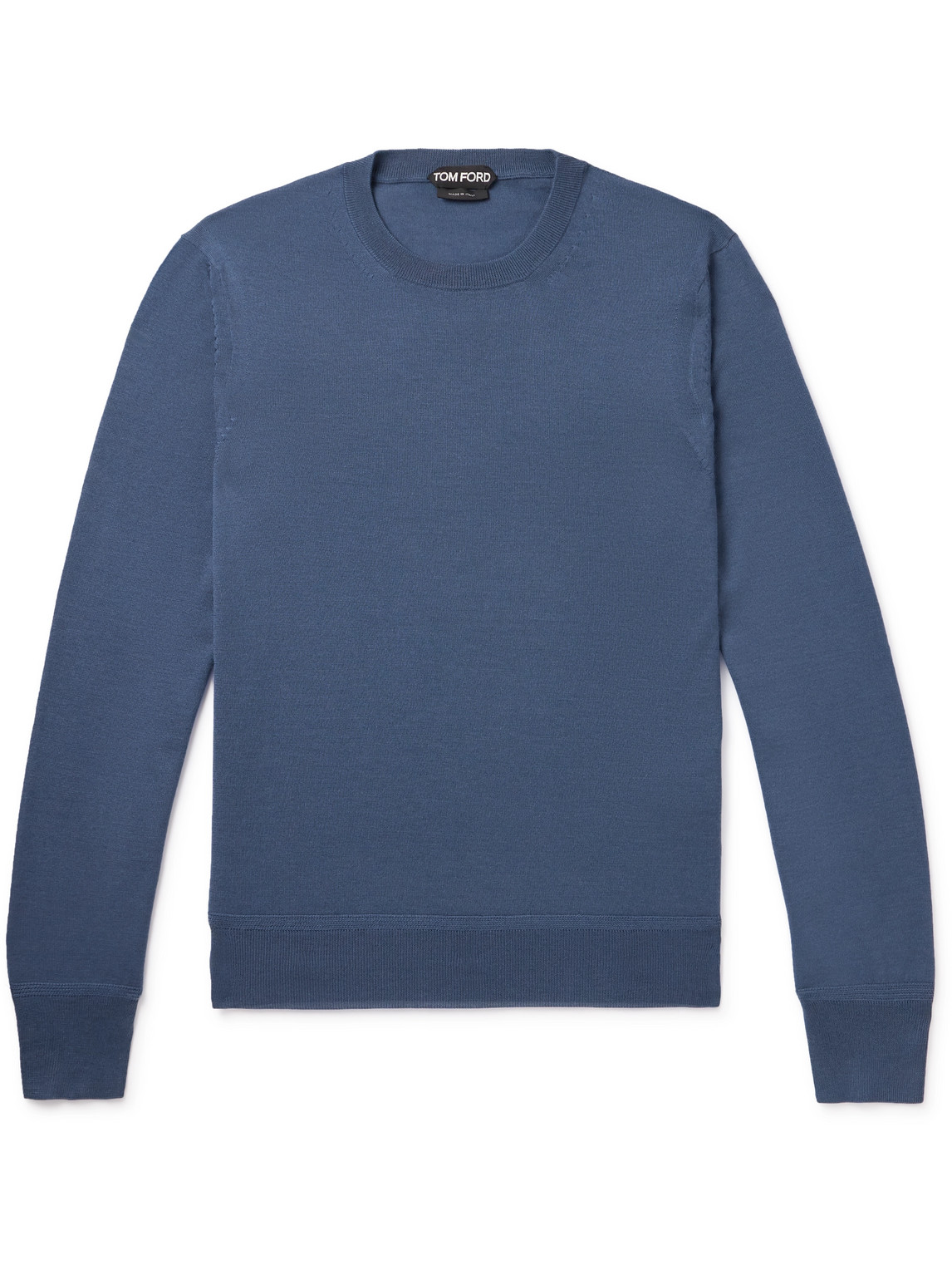 Slim-Fit Cashmere Silk-Blend Sweater
