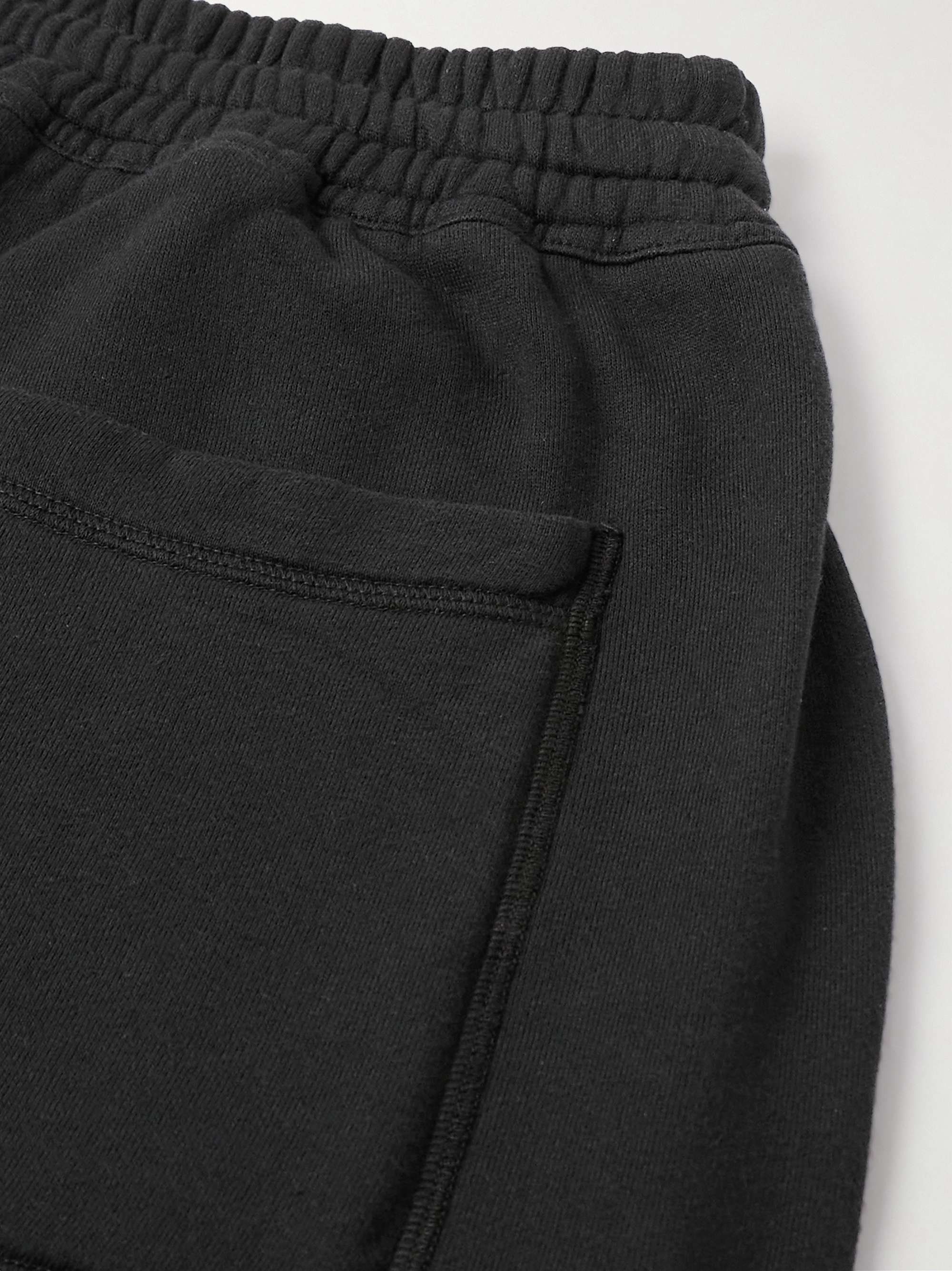 TOM FORD Tapered Garment-Dyed Cotton-Jersey Sweatpants