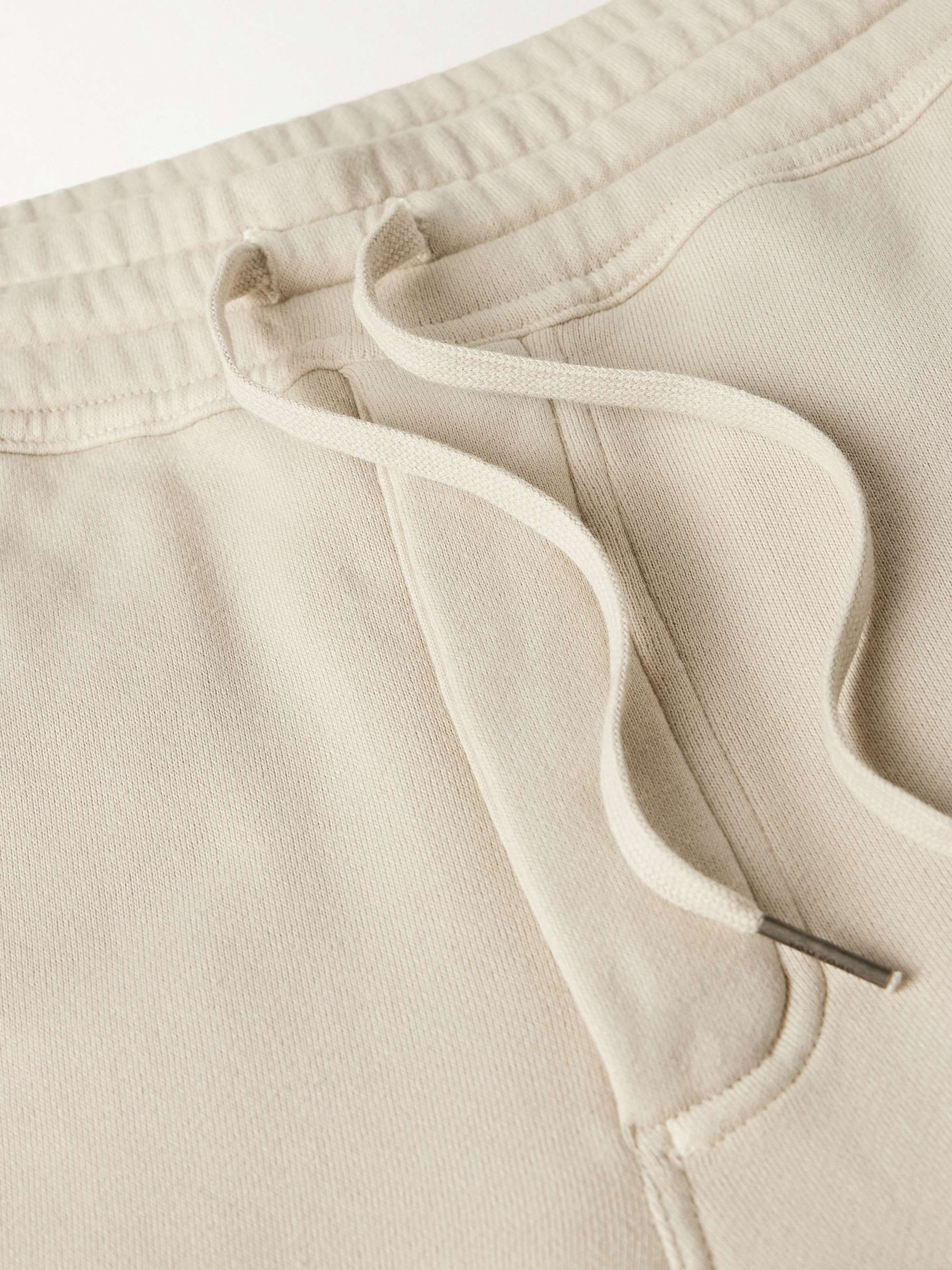 TOM FORD Tapered Garment-Dyed Cotton-Jersey Sweatpants