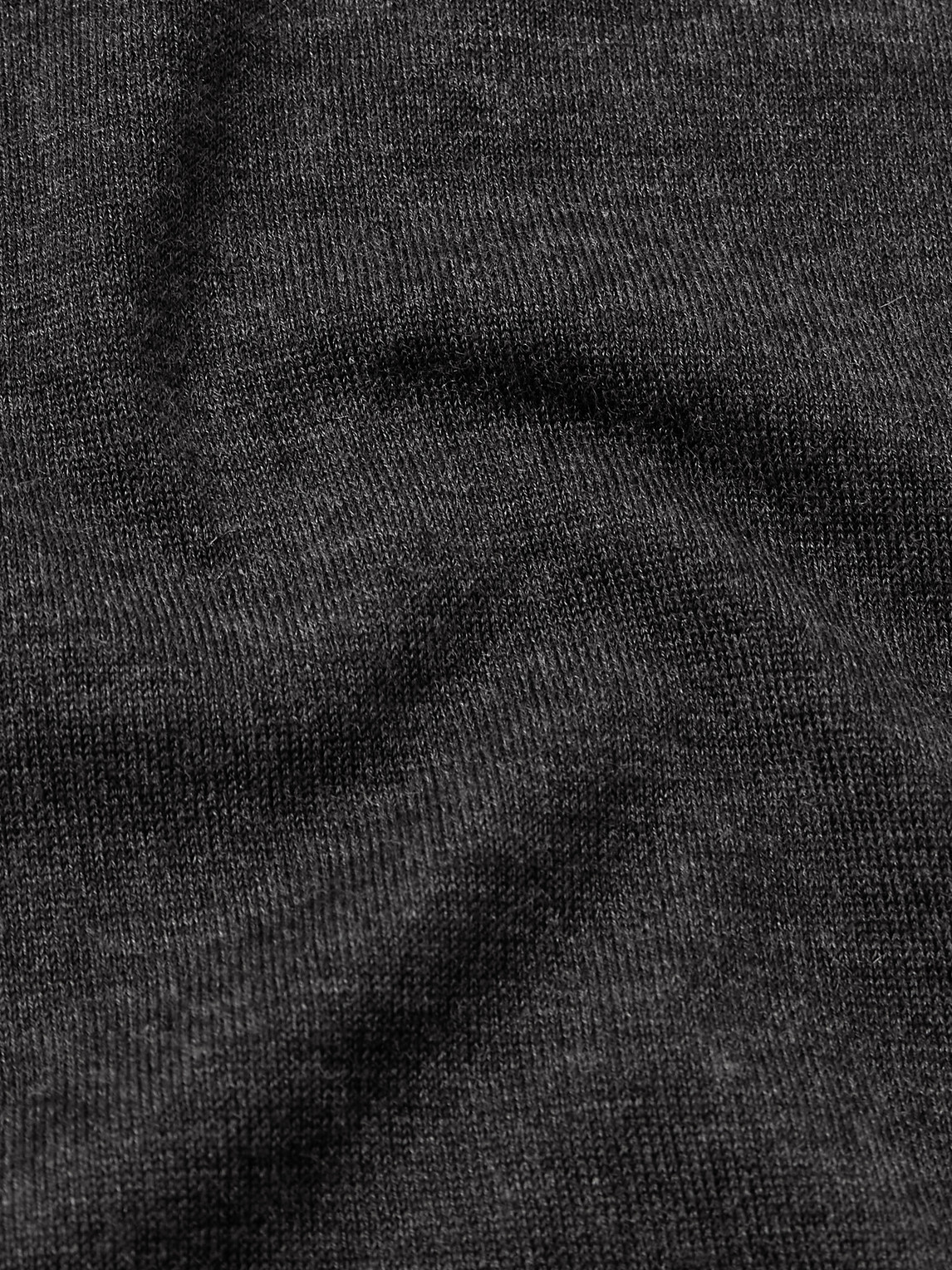 Shop Tom Ford Slim-fit Cashmere And Silk-blend Rollneck Sweater In Gray