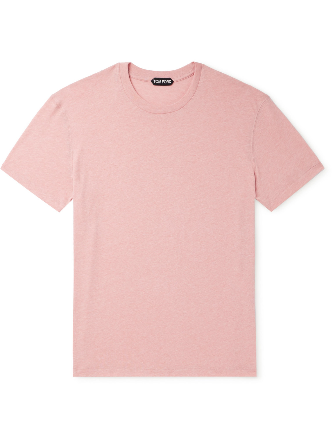Tom Ford Cotton-blend Jersey T-shirt In Pink