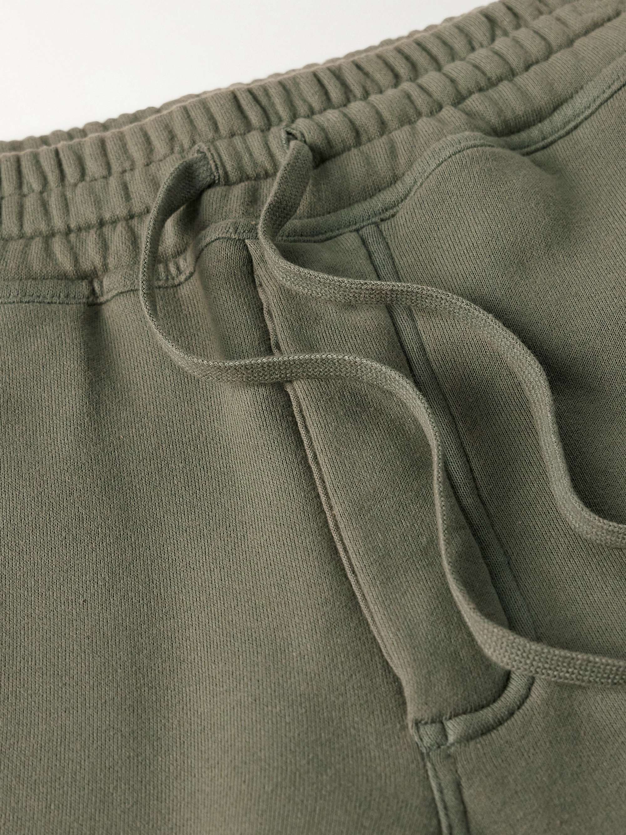 TOM FORD Tapered Garment-Dyed Cotton-Jersey Sweatpants