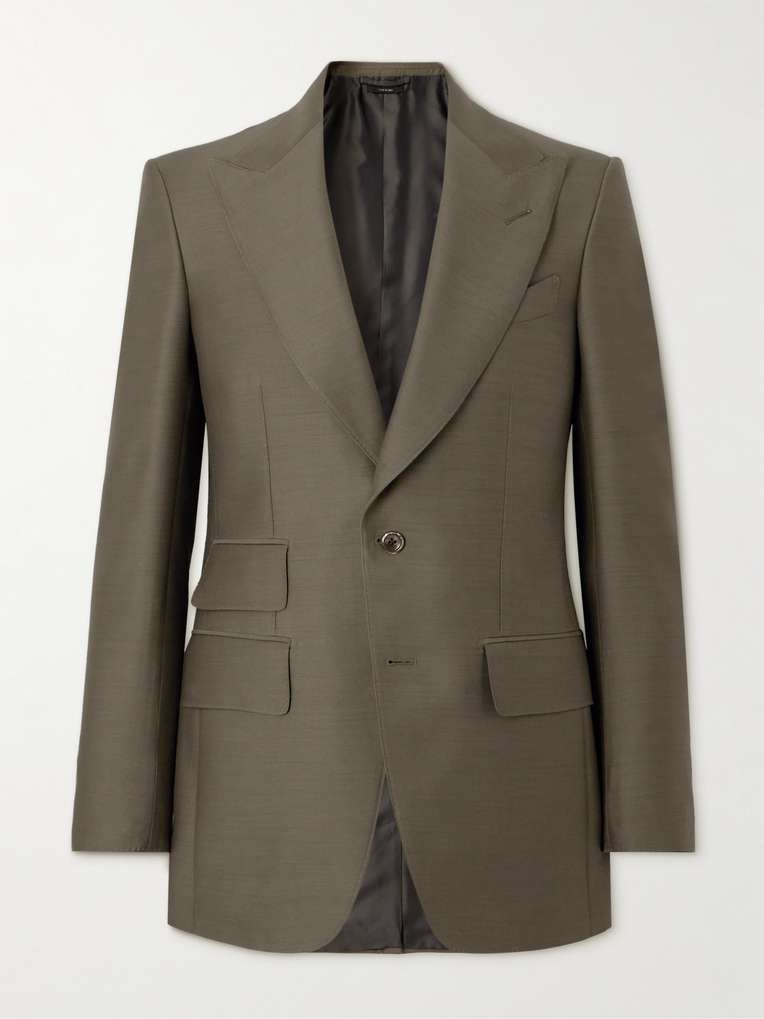 Tom Ford — Wool and Silk-Blend Suit Jacket