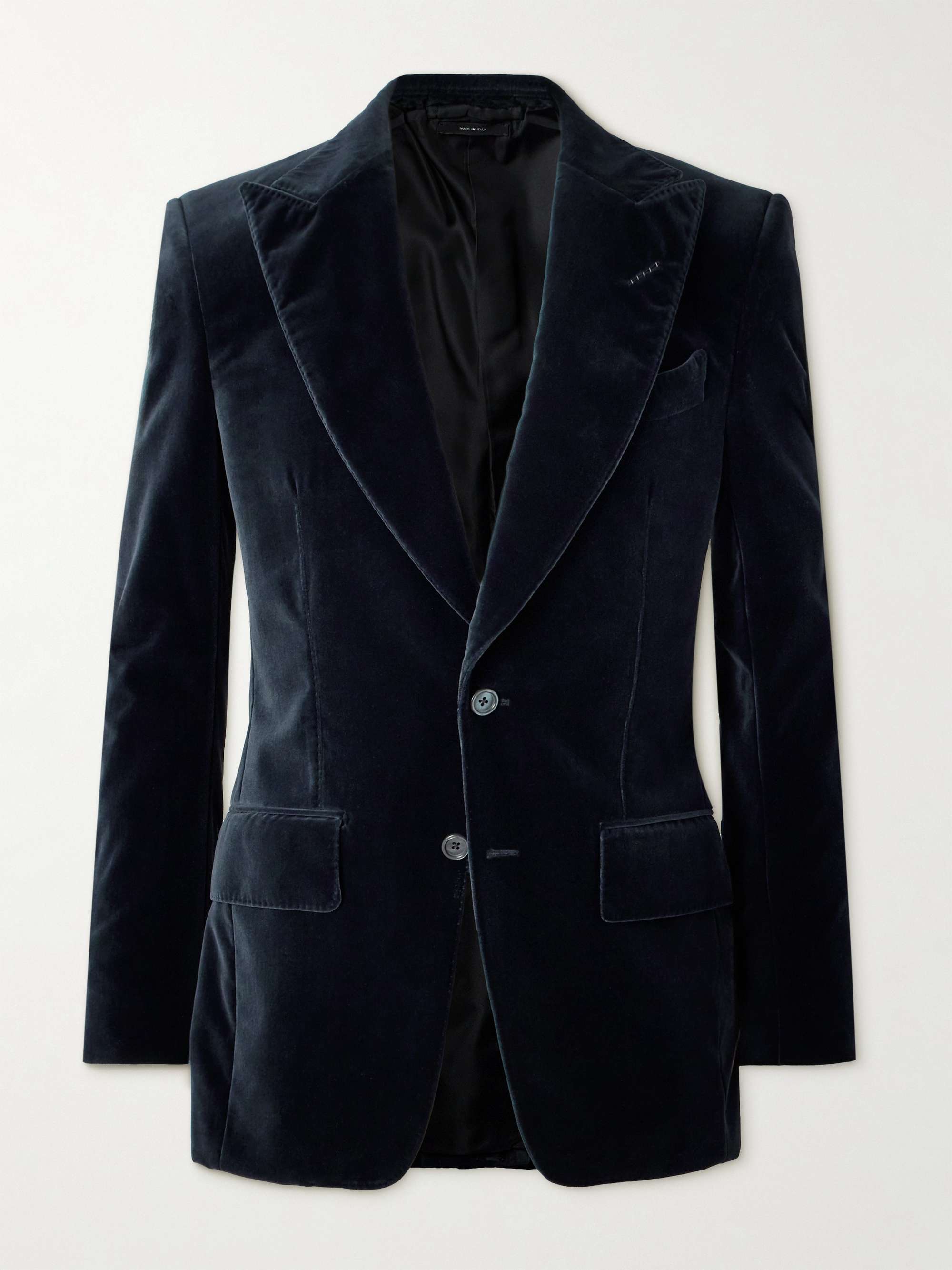 TOM FORD Atticus Slim-Fit Cotton-Velvet Blazer for Men | MR PORTER