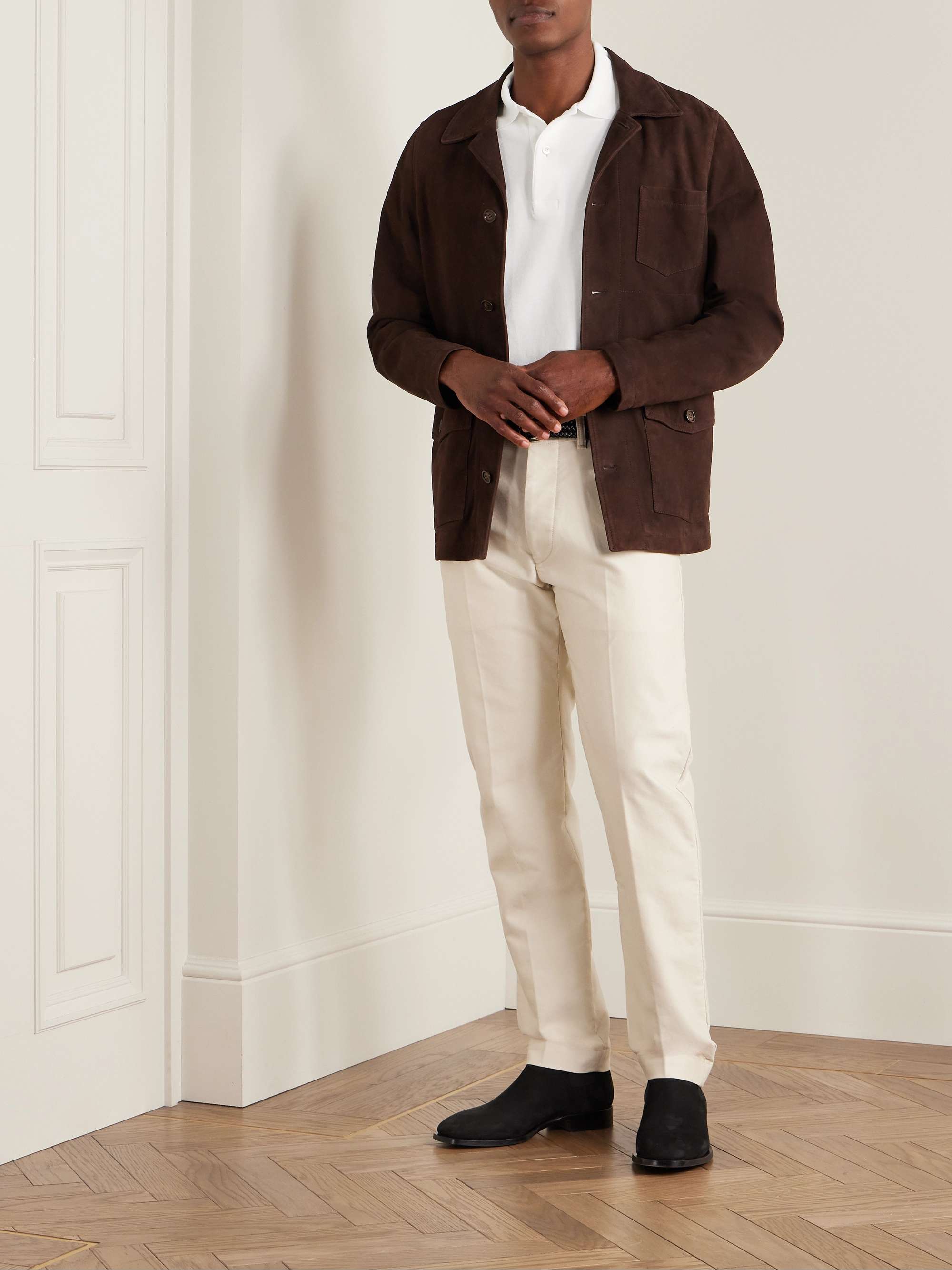 TOM FORD Garment-Dyed Cotton-Piqué Polo Shirt for Men | MR PORTER