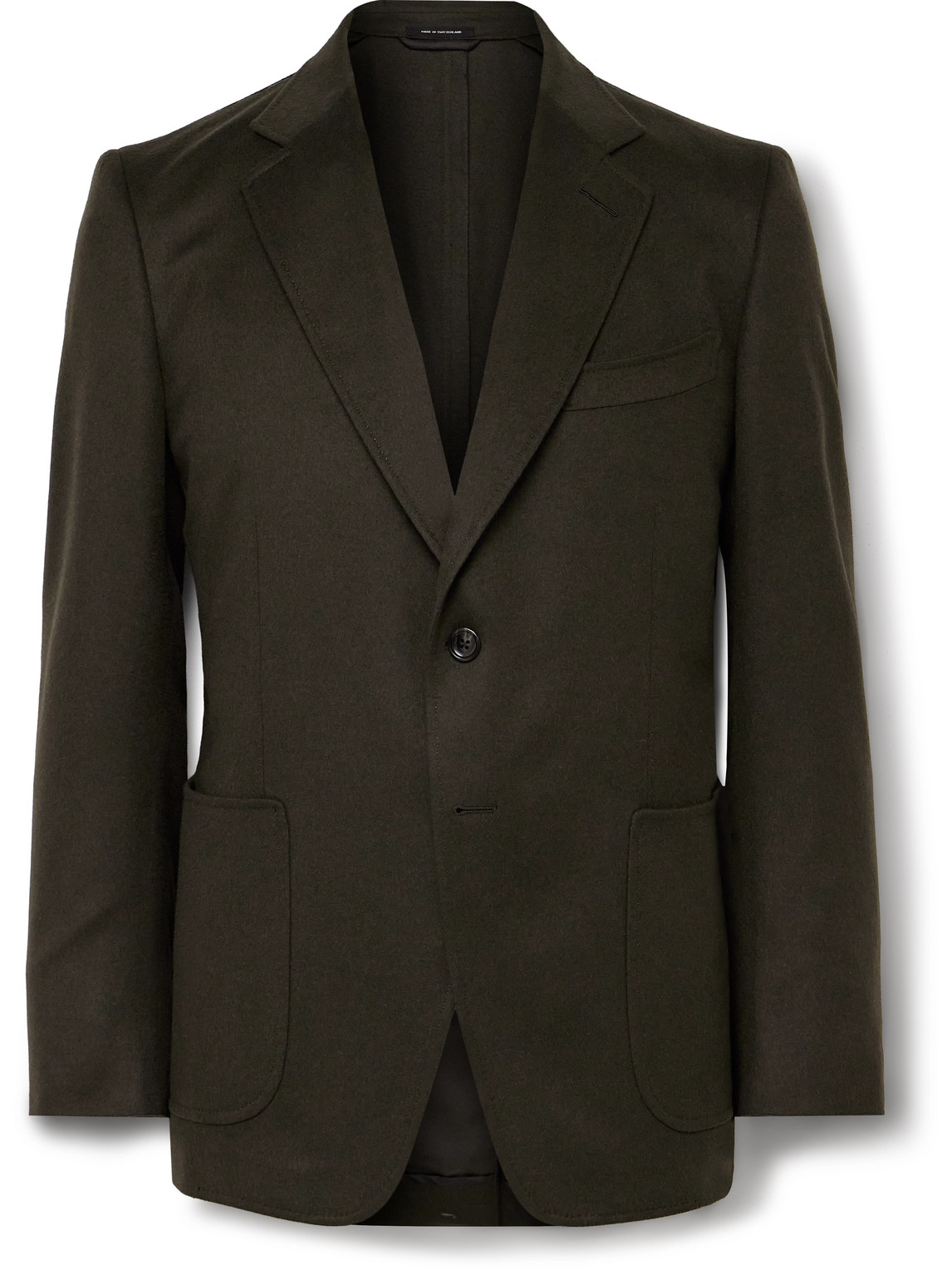 Tom Ford O'connor Brushed-cashmere Blazer In Brown