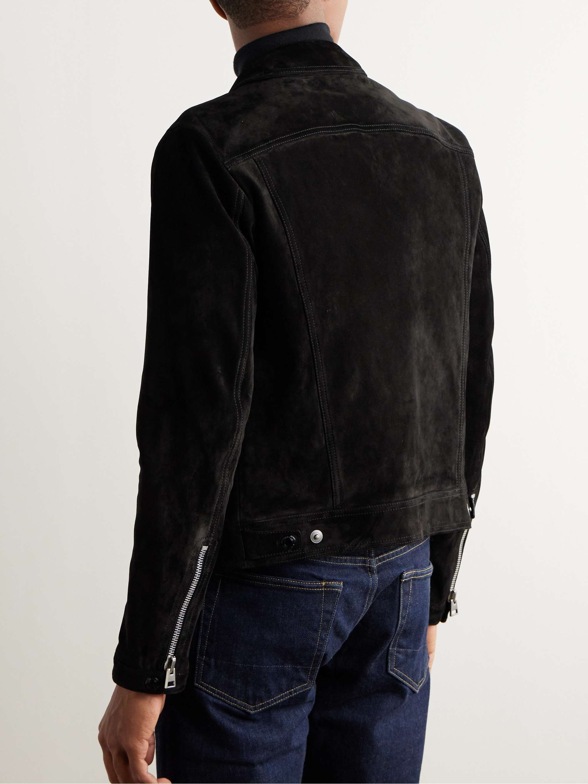 TOM FORD Cropped Suede Jacket for Men | MR PORTER