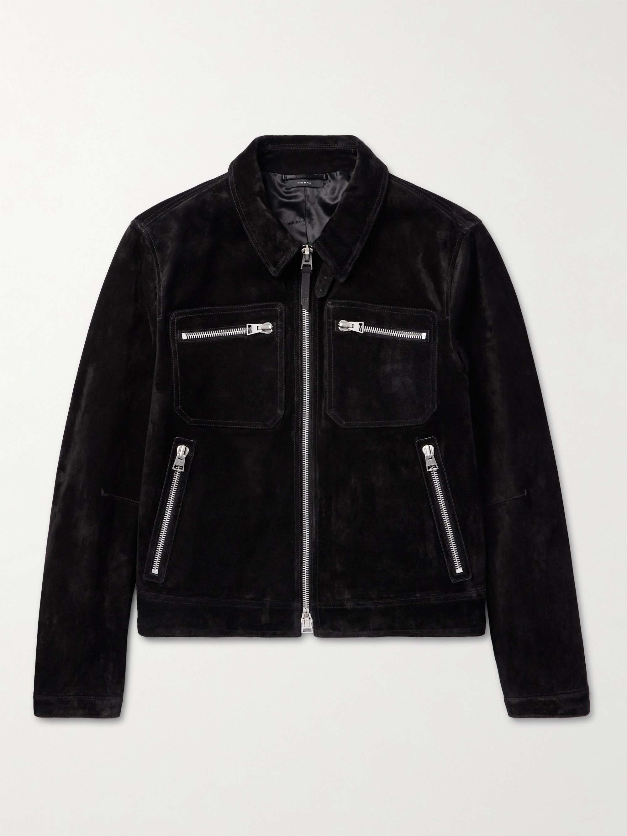 TOM FORD Cropped Suede Jacket for Men | MR PORTER