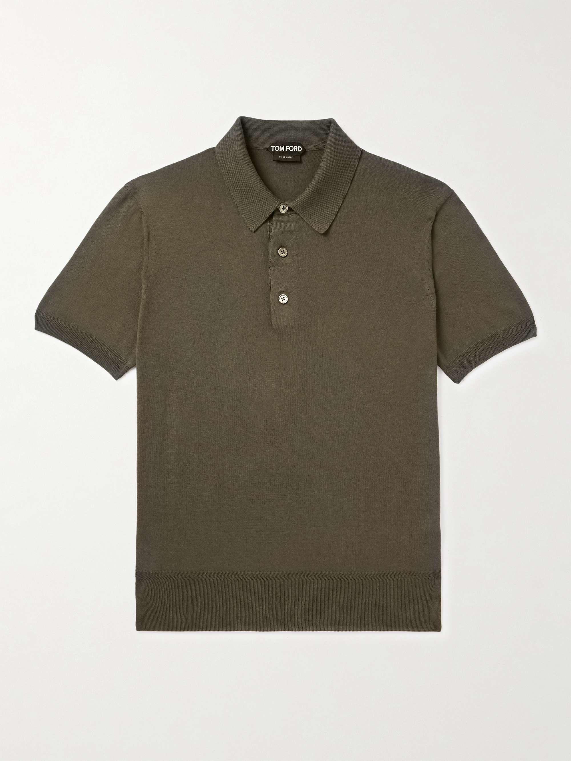 TOM FORD Slim-Fit Cotton Polo Shirt