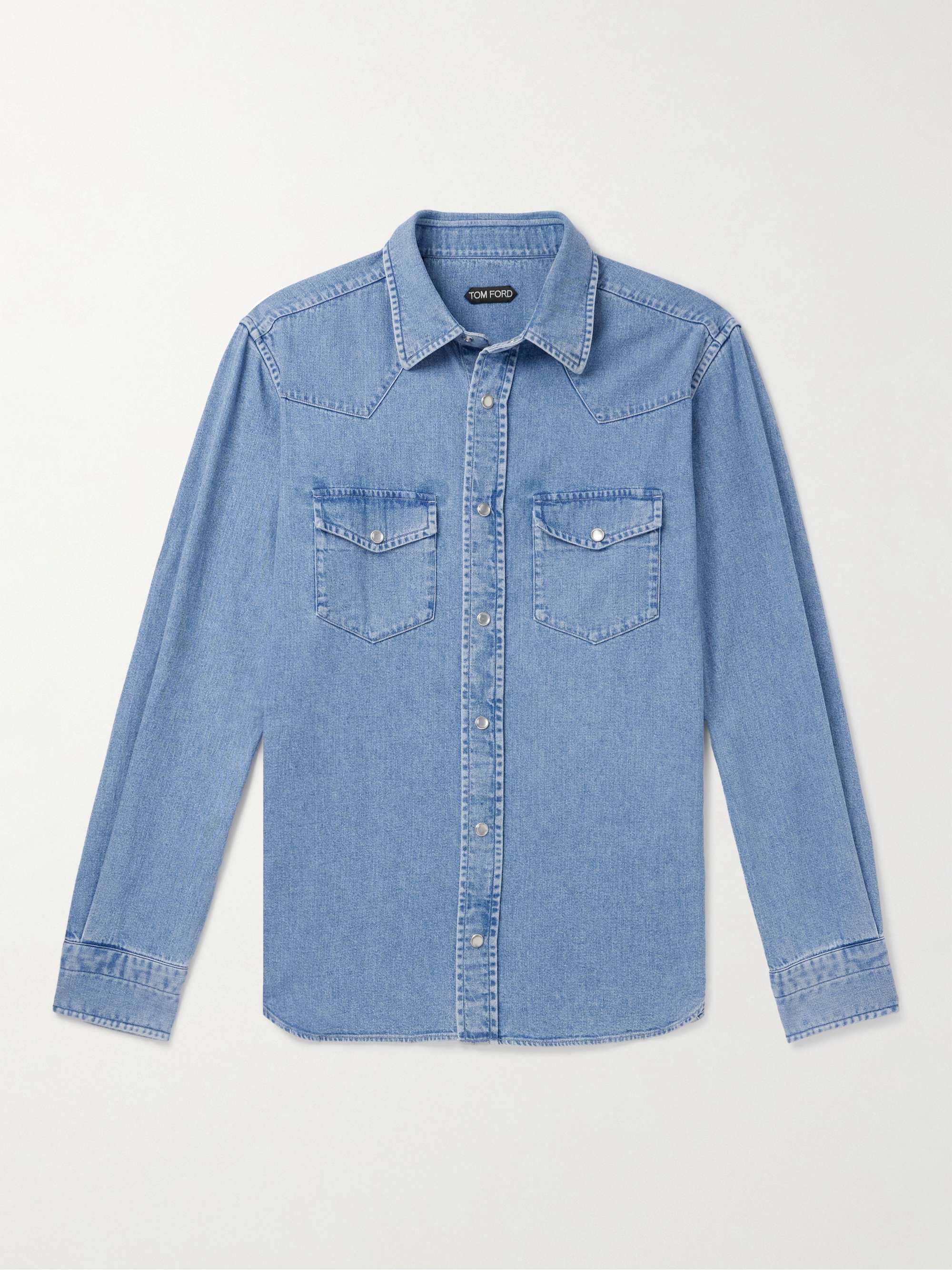 SHOALS DENIM SHIRT IN DOUBLE DYE – Billy Reid