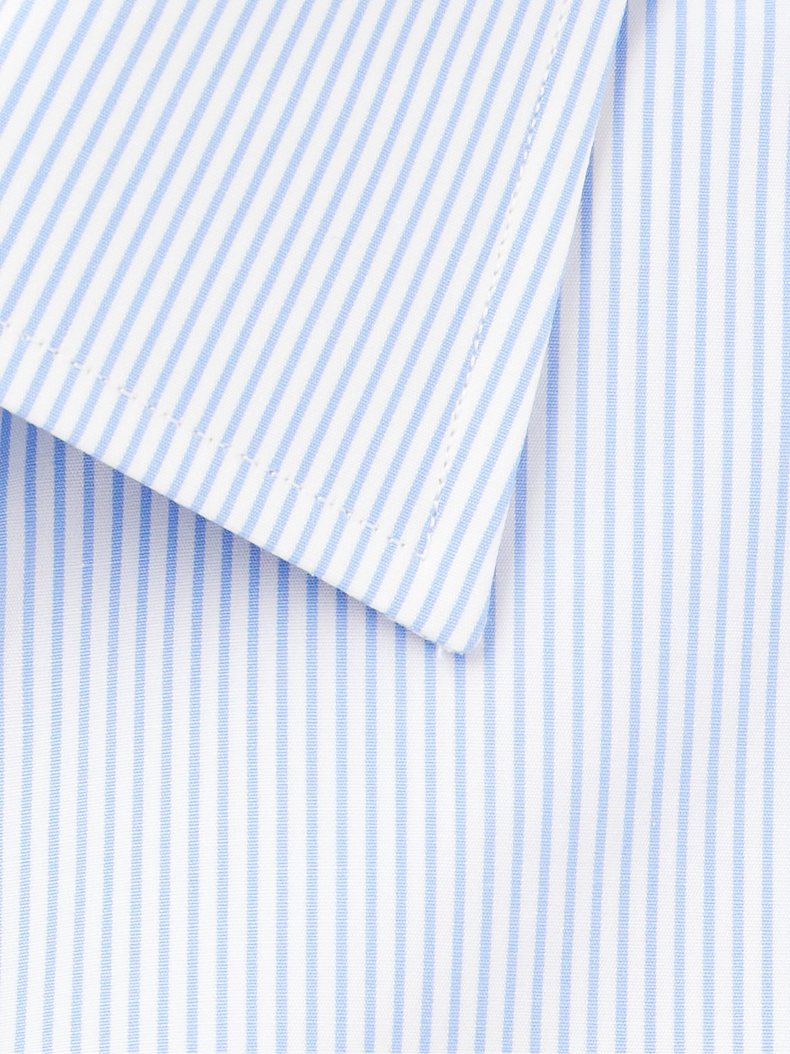 Shop Tom Ford Striped Cotton-poplin Shirt In Blue