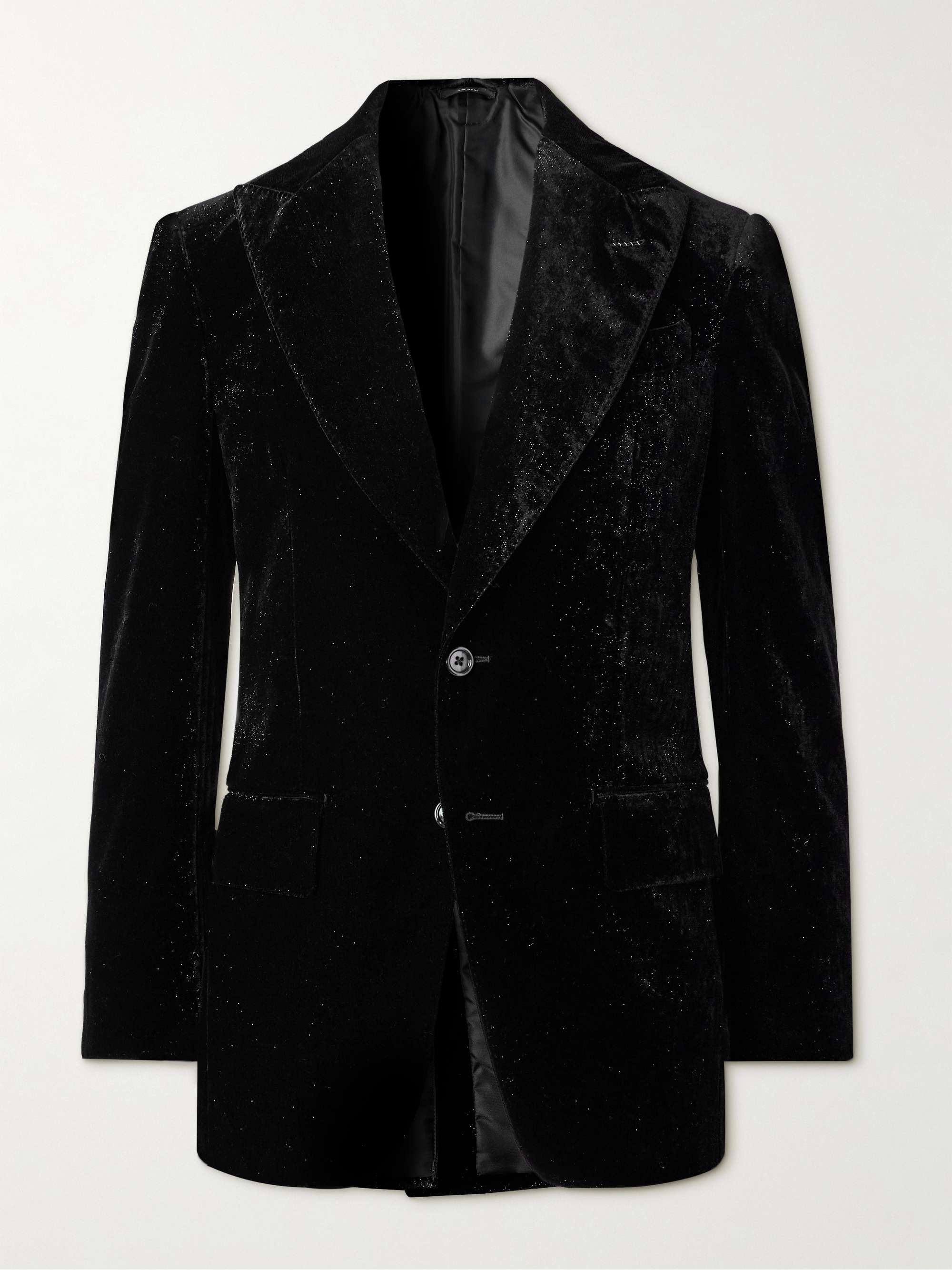 TOM FORD Atticus Metallic Velvet Tuxedo Jacket for Men | MR PORTER