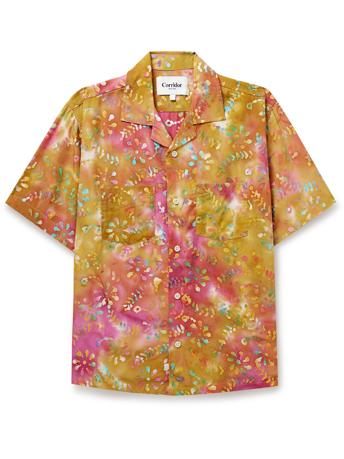 Tiger Lily Camp-Collar Printed Lyocell Shirt