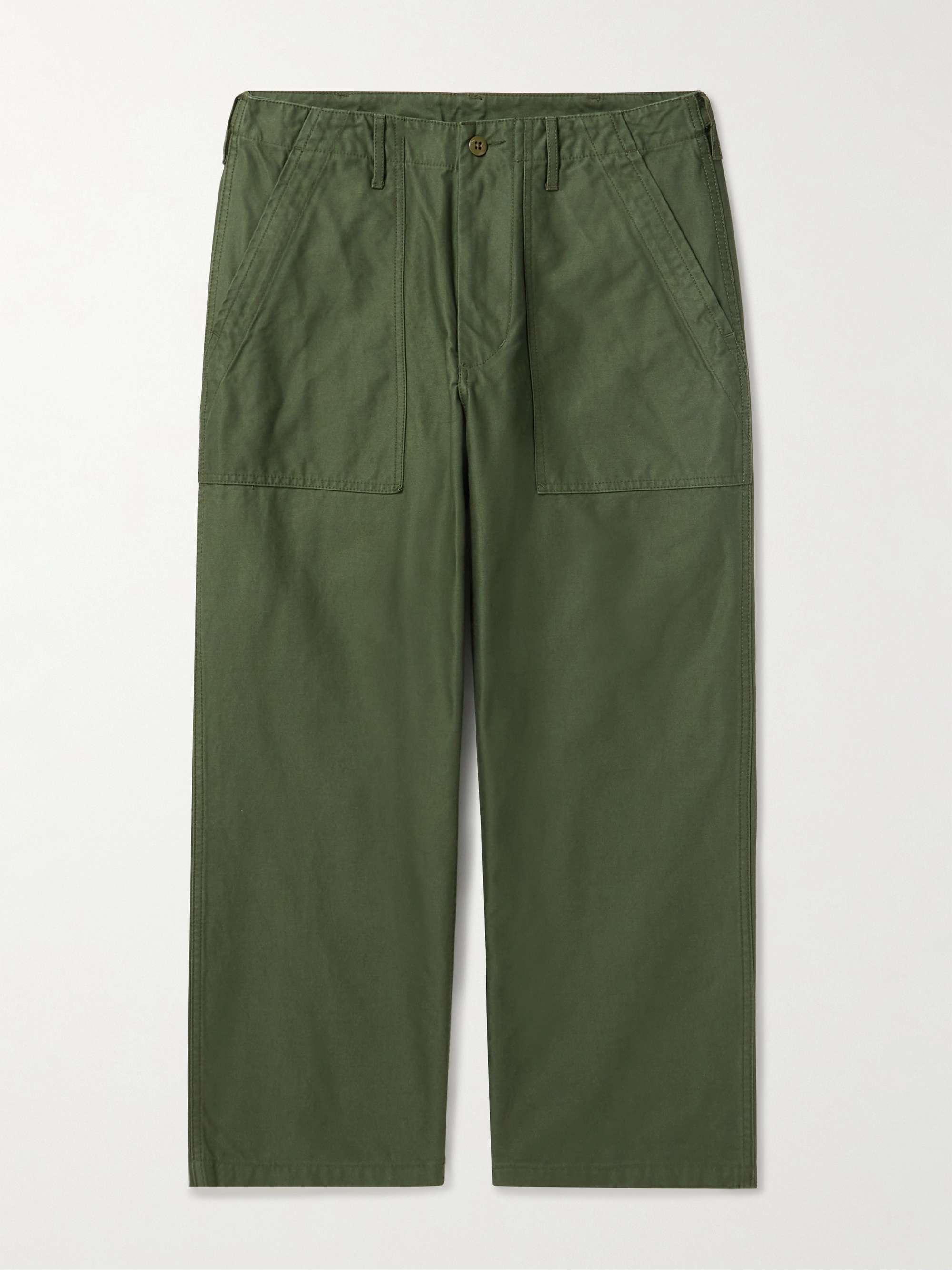 BEAMS PLUS Wide-Leg Cotton Trousers for Men | MR PORTER BEAMS PLUS Wide-Leg Cotton Trousers for Men | MR PORTER