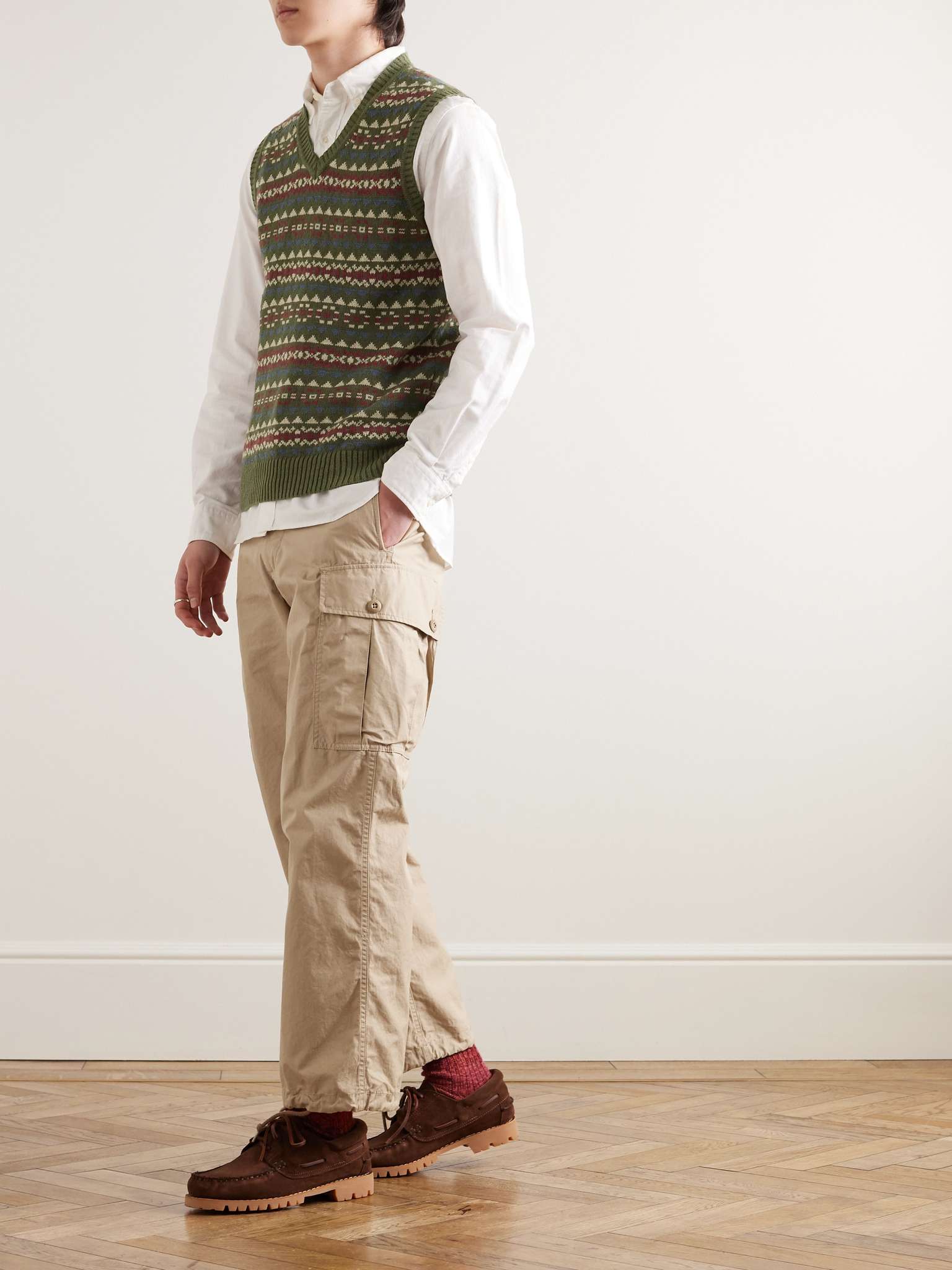 4Bar Belt Loop Straight Leg Trousers MEN main image 1