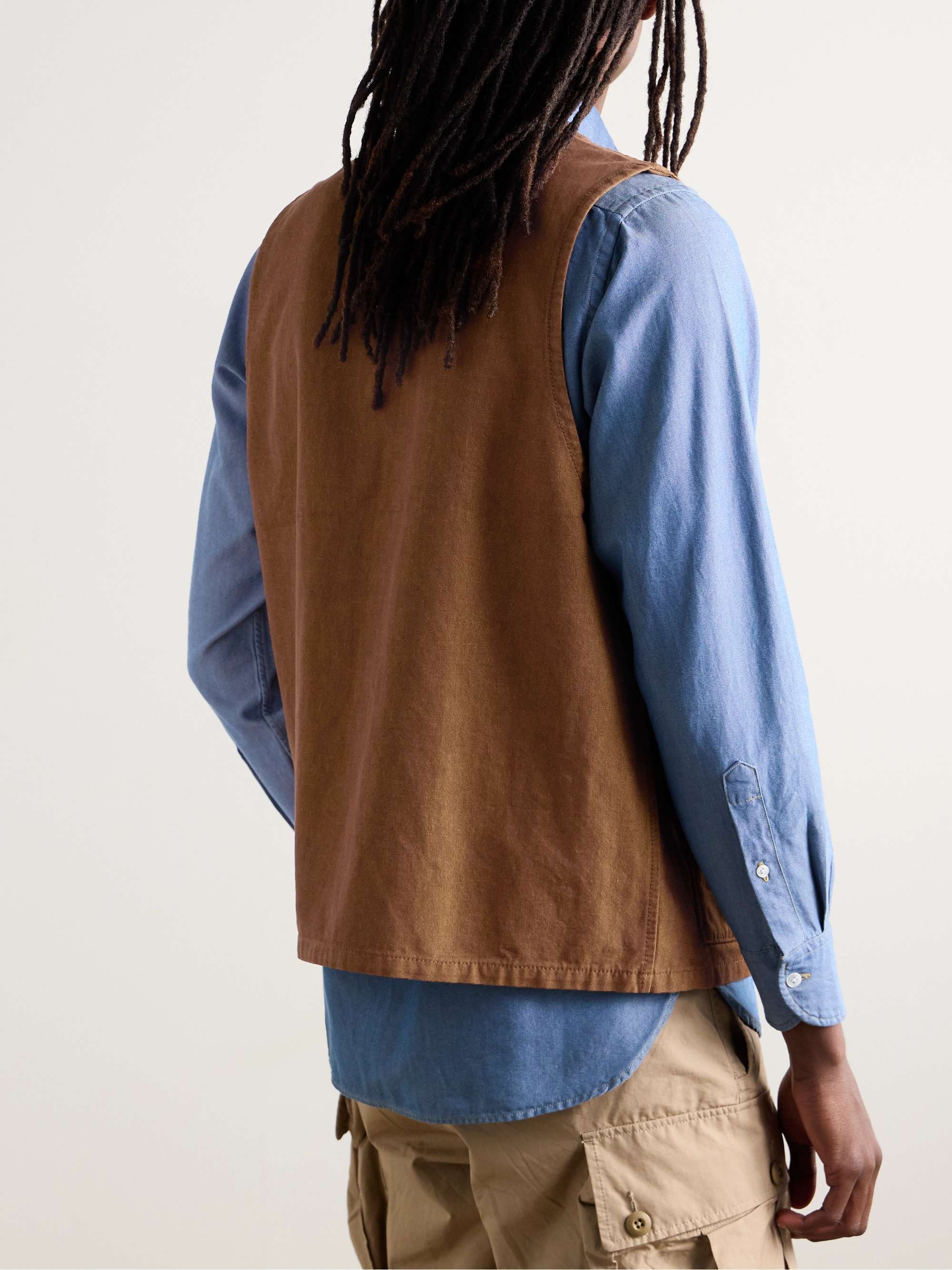 BEAMS PLUS Cotton-Canvas Gilet for Men | MR PORTER