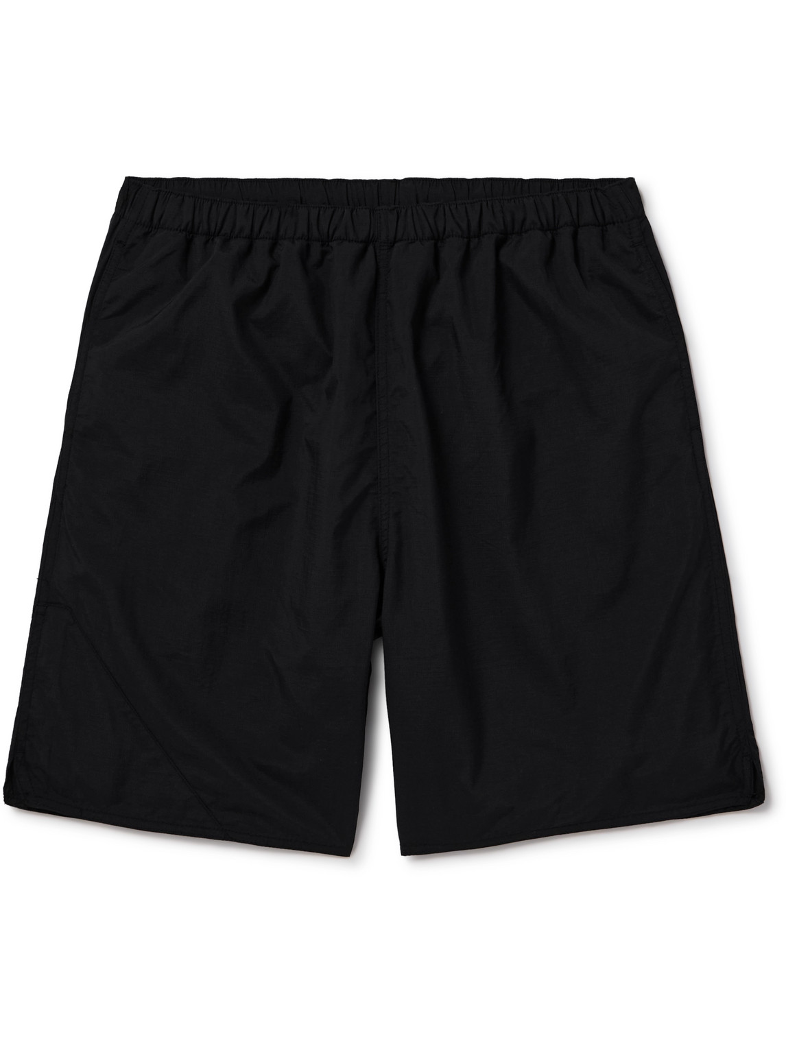Wide-Leg Nylon Ripstop Shorts