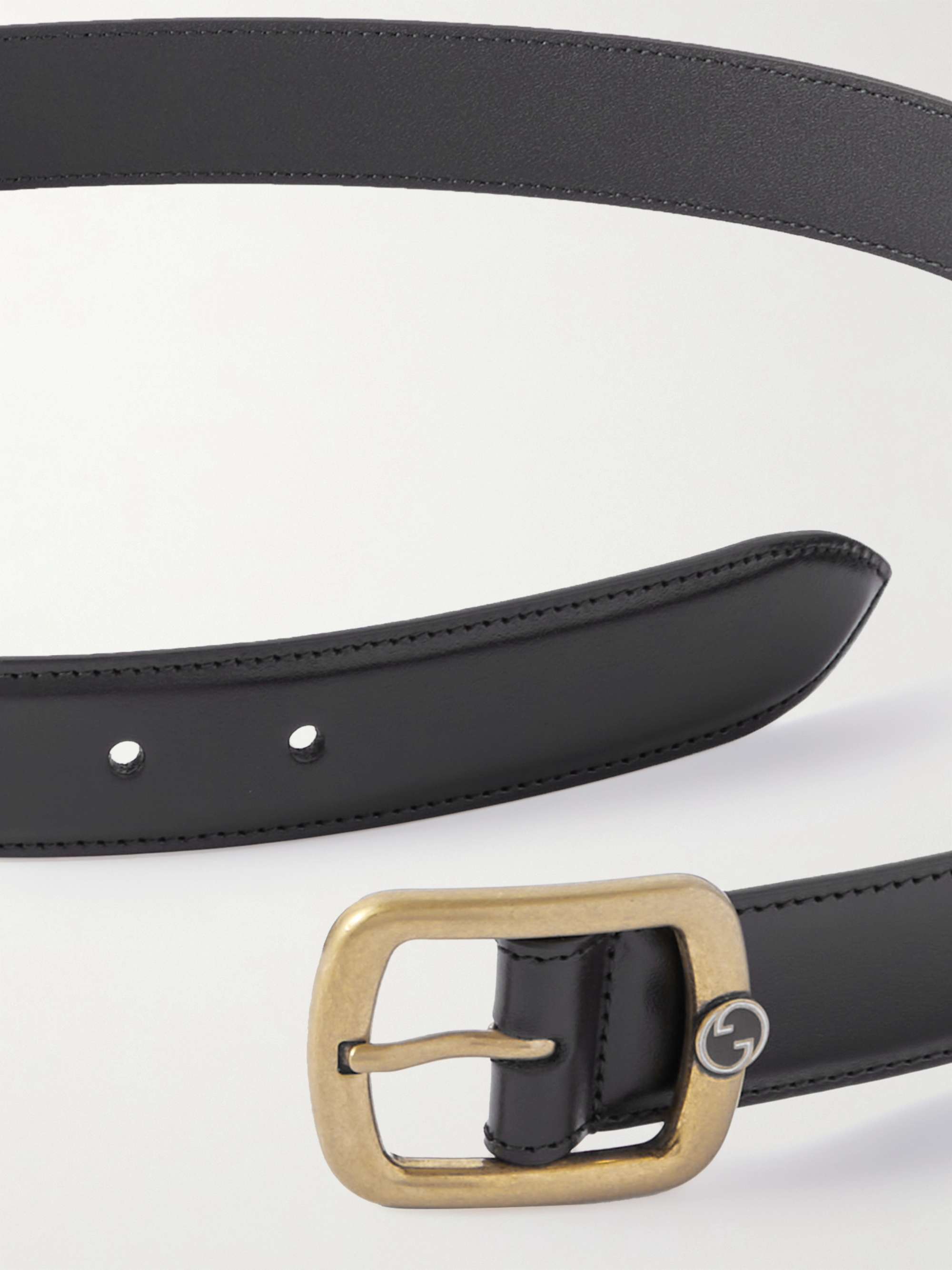 GUCCI 3cm Leather Belt for Men | MR PORTER